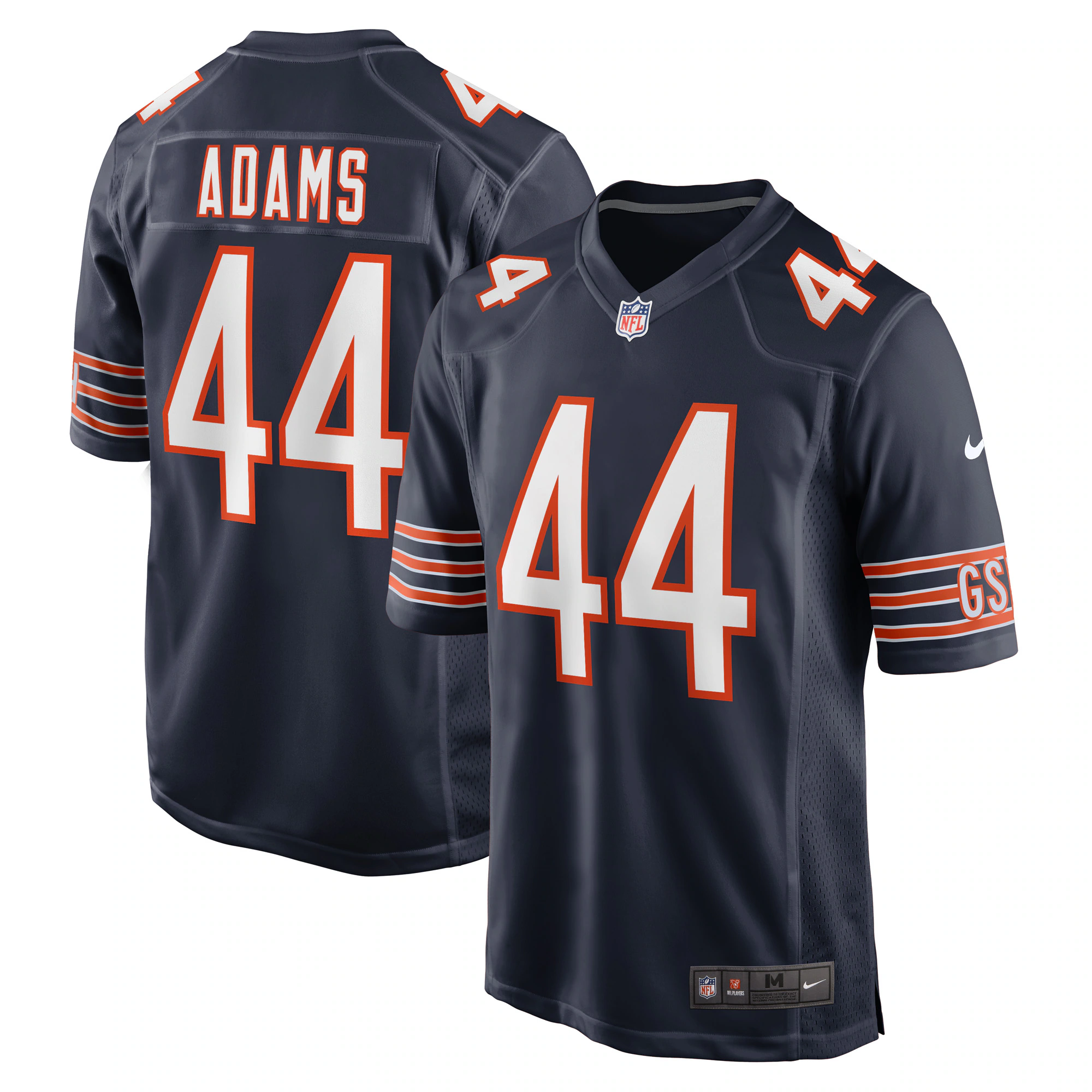 Matthew Adams Chicago Bears Nike Game Player Jersey - Navy