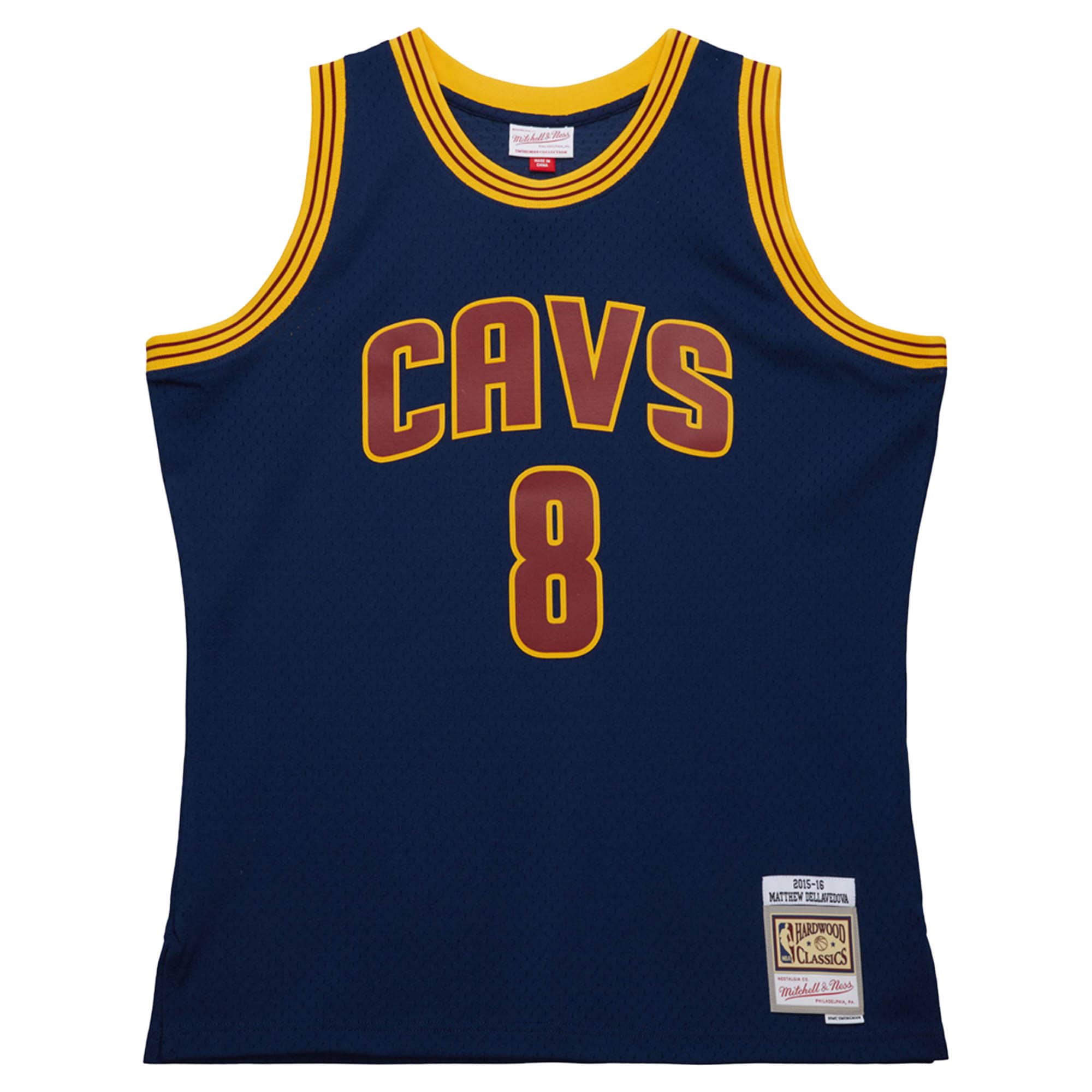 Mitchell & Ness Dellavedova Navy Jersey - Ultimate 2015/16 Cavs #8