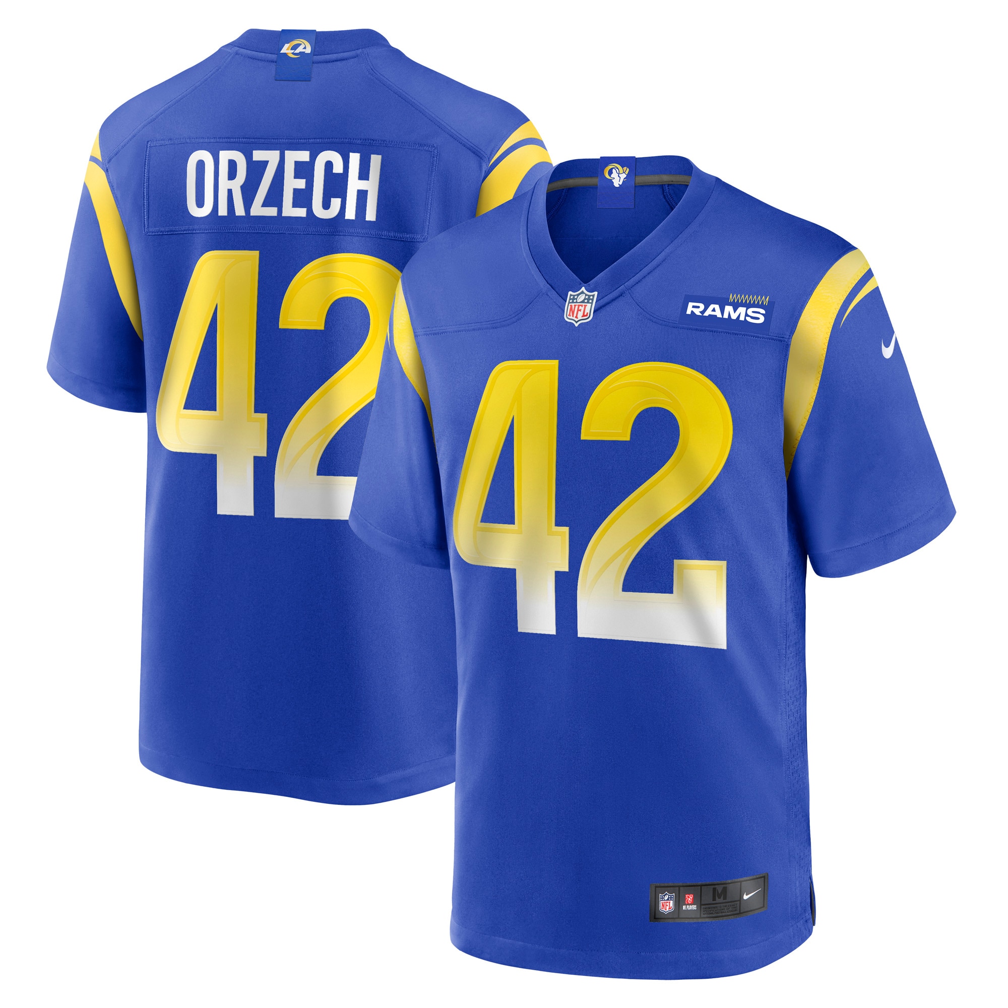 Matthew Orzech Los Angeles Rams Nike Game Jersey - Royal