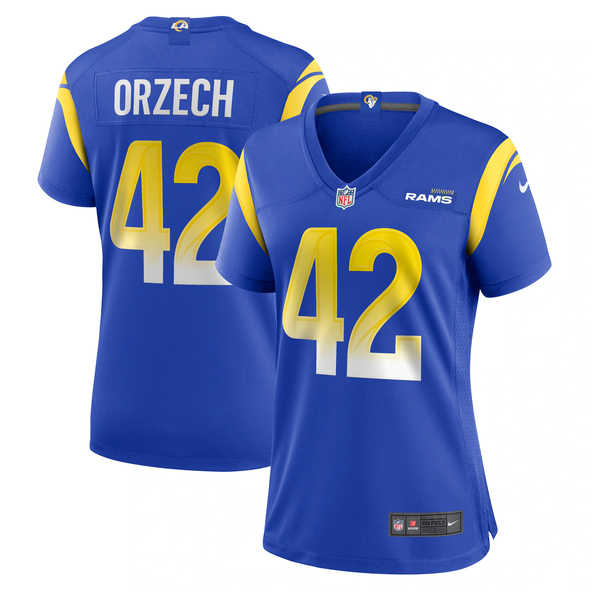 Matthew Orzech Los Angeles Rams Nike Women's Game Jersey - Royal