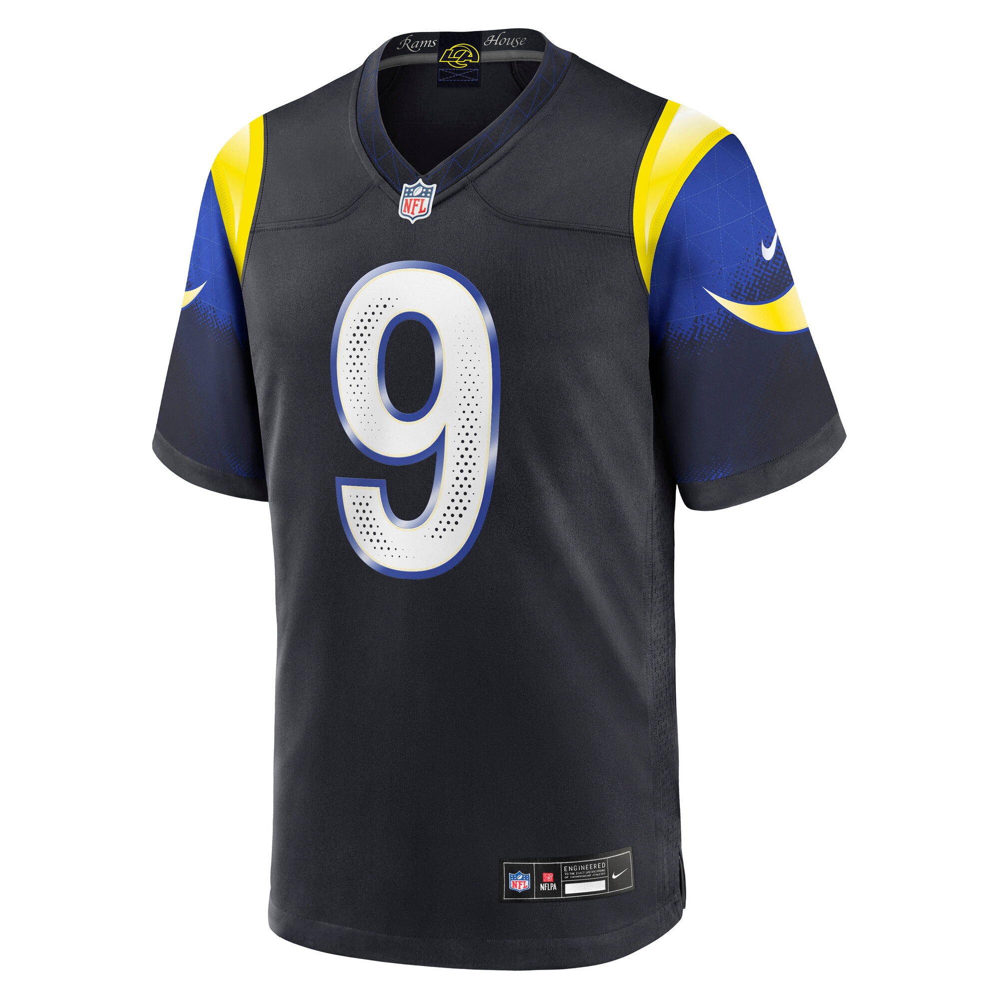 Matthew Stafford Los Angeles Rams Nike 2025 Rivalries Collection Game Jersey – Midnight Blue