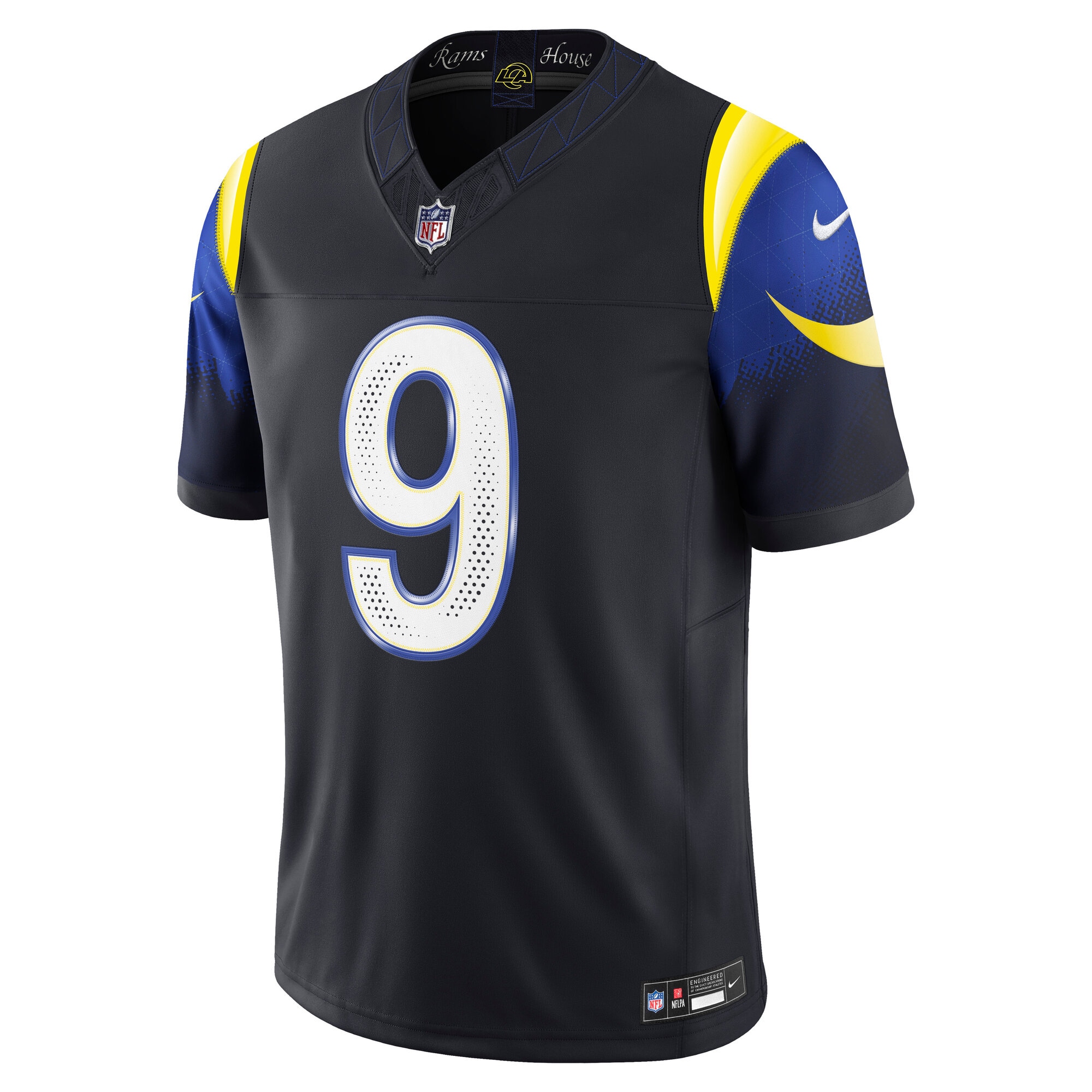 Matthew Stafford Los Angeles Rams Nike 2025 Rivalries Collection Limited Jersey – Midnight Blue
