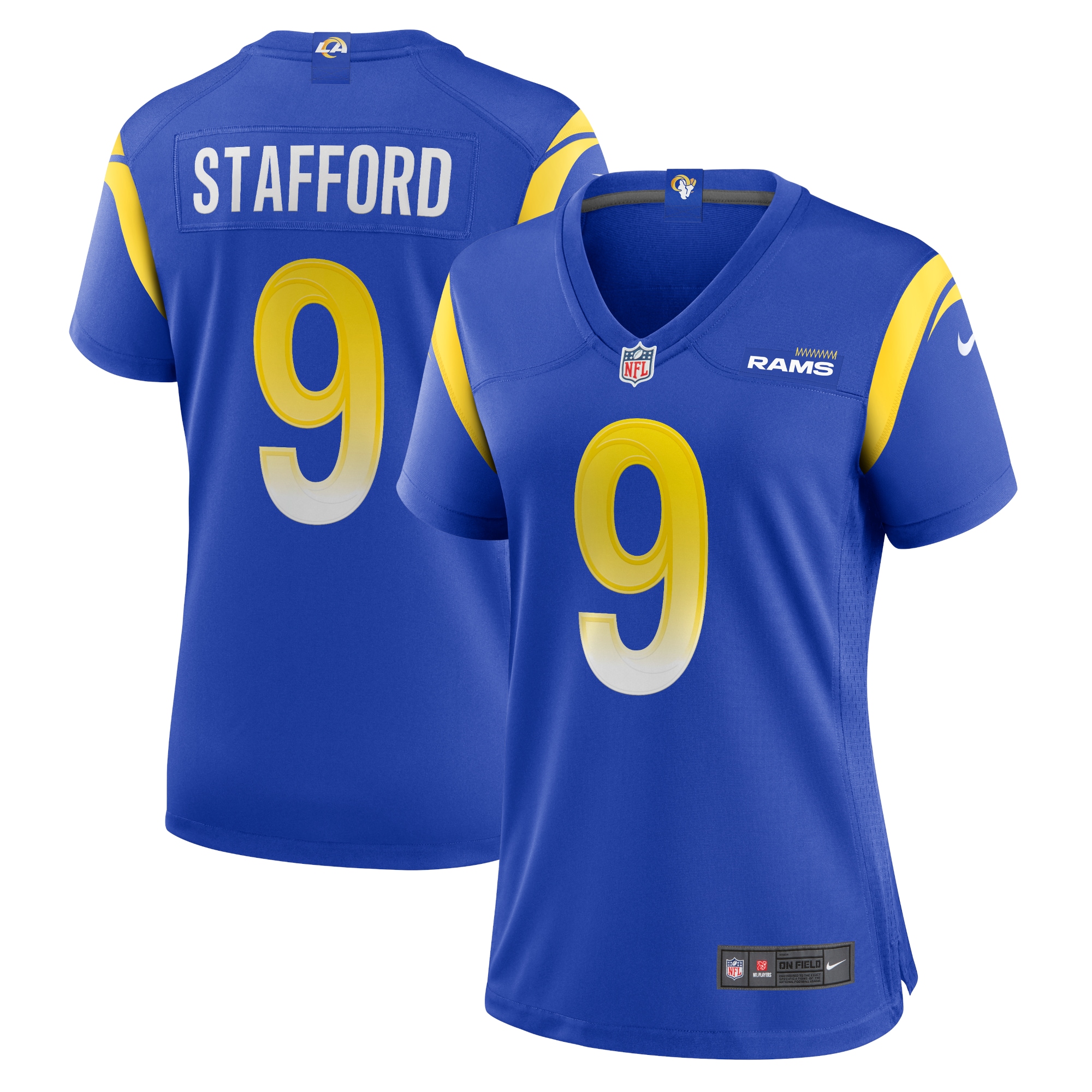 Matthew Stafford Los Angeles Rams Nike Women's Player Jersey - White