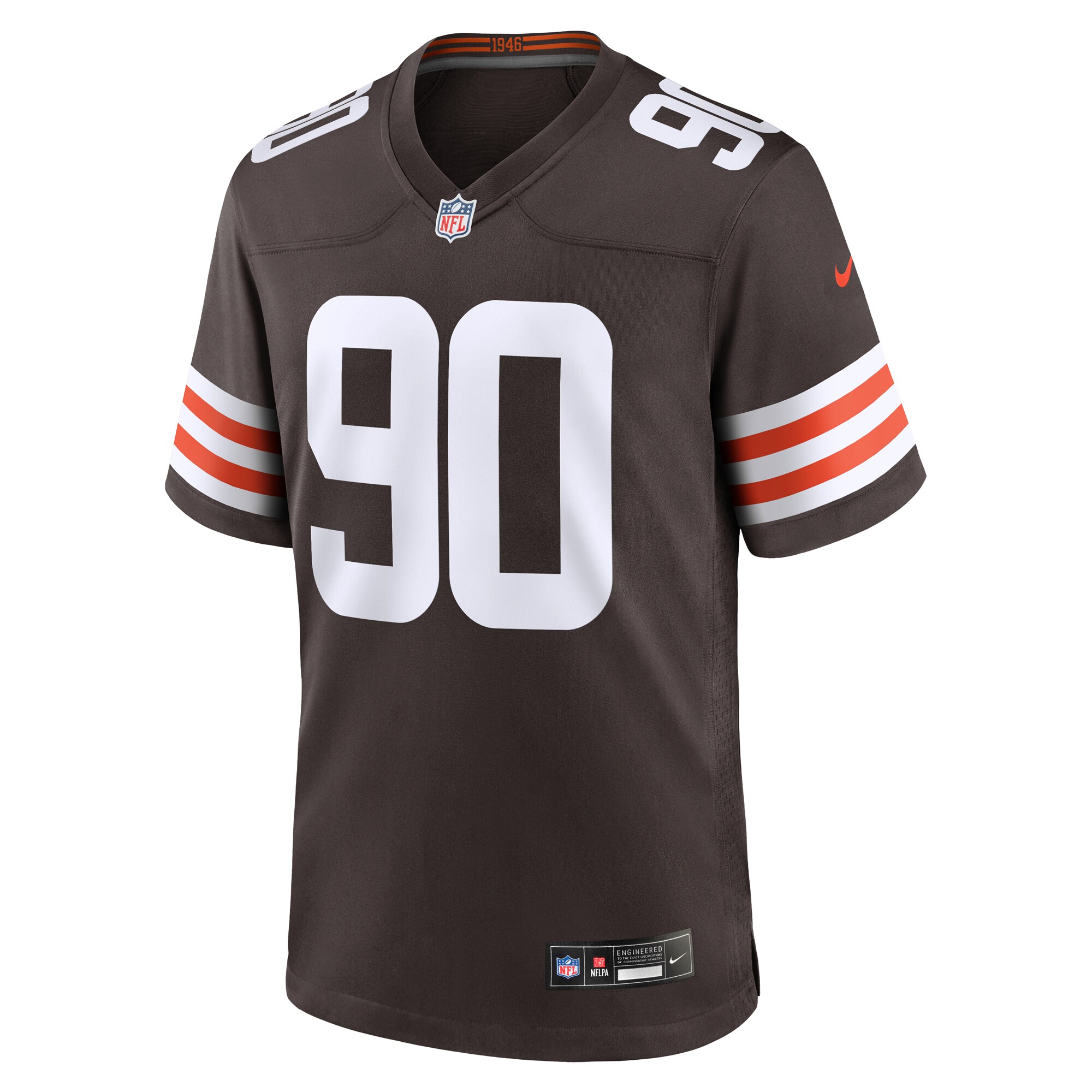 Maurice Hurst II Cleveland Browns Nike Team Game Jersey -  Brown