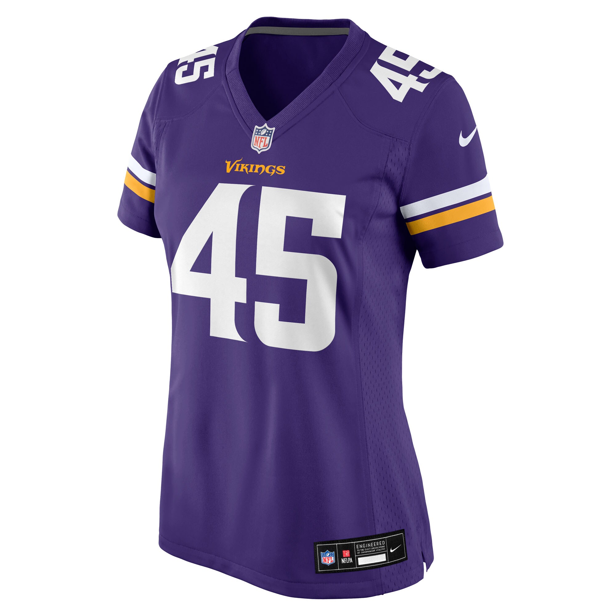 Max Tooley Minnesota Vikings Nike Women's Team Game Jersey -  Purple