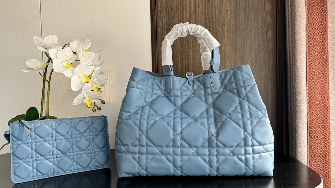 Medium Dior Toujours turquoise