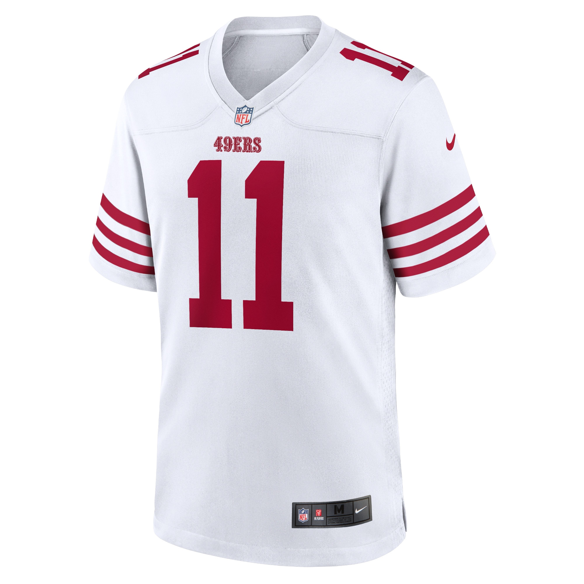 Men's San Francisco  Brandon Aiyuk Nike White Player Game Jersey