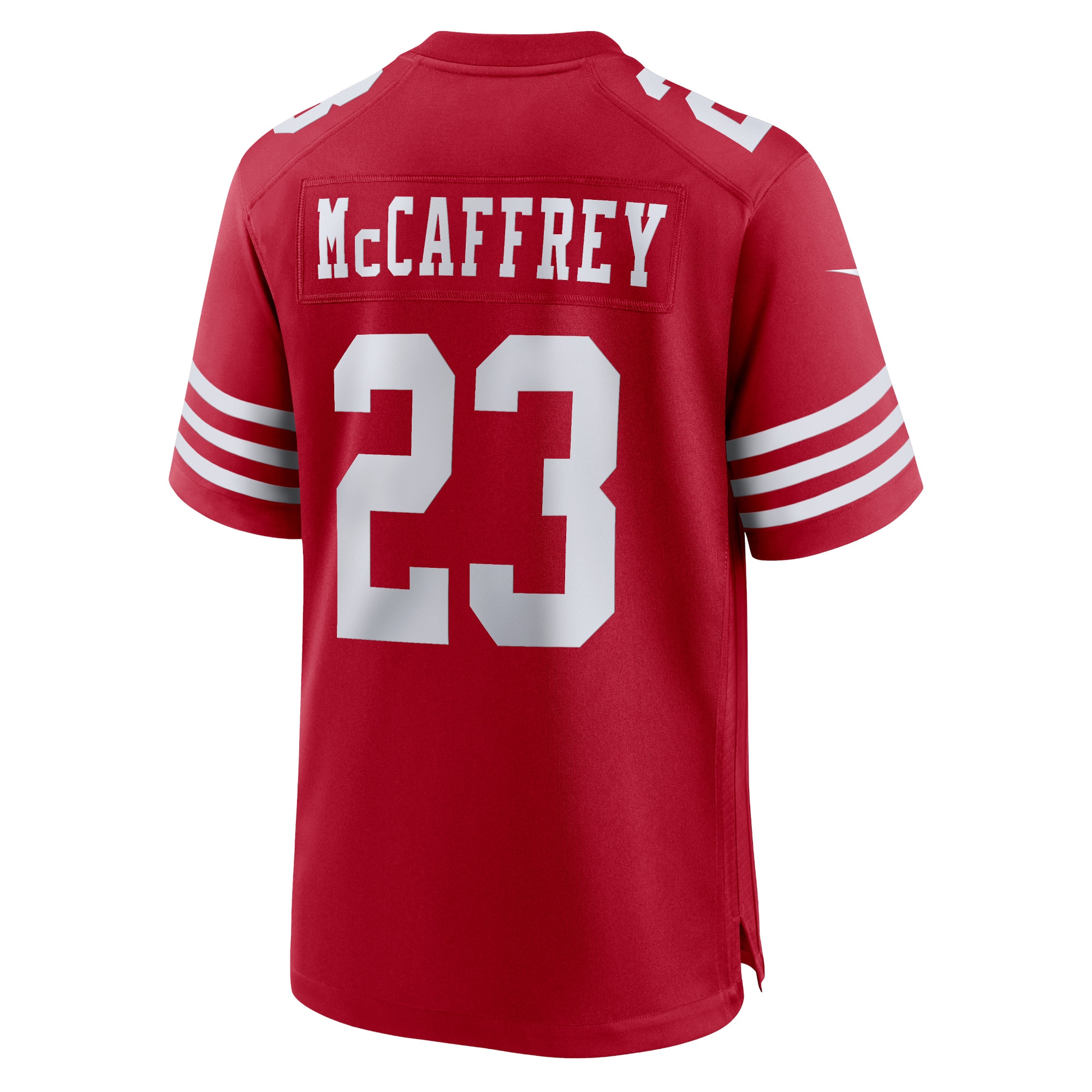Men's San Francisco  Christian McCaffrey Nike Scarlet Game Player Jersey