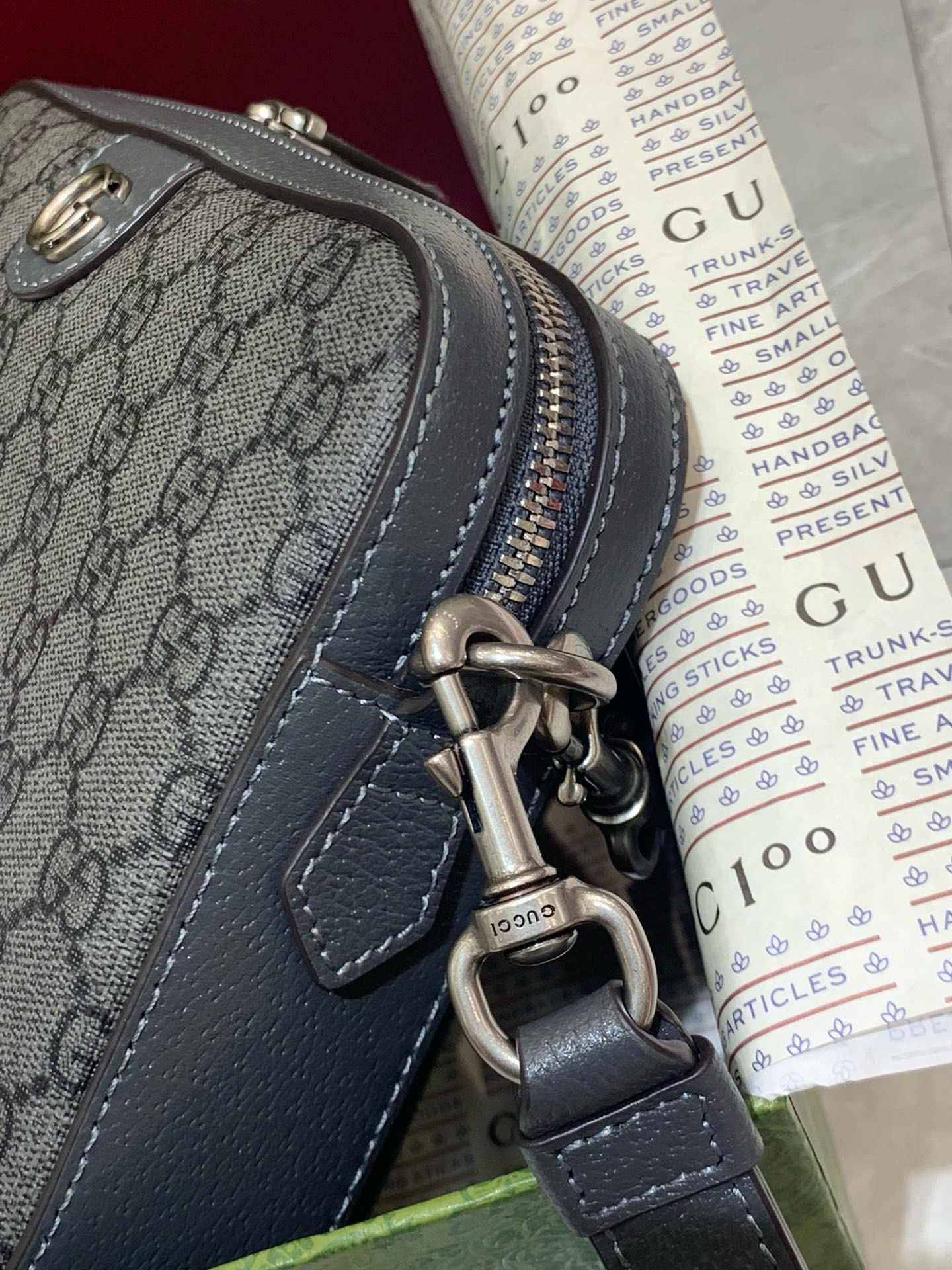 Men's Bag Gucci Ophidia GG Shoulder Bag 'Gray'