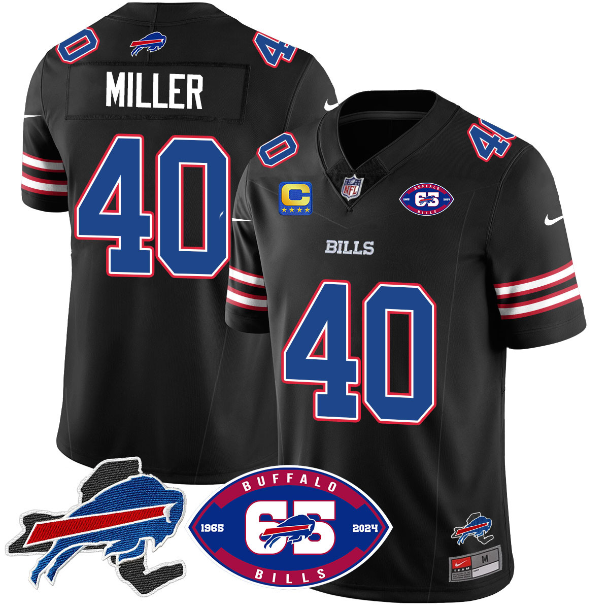 Men’s Bills 1959 – 2024 – The Bills Jersey – All Stitched