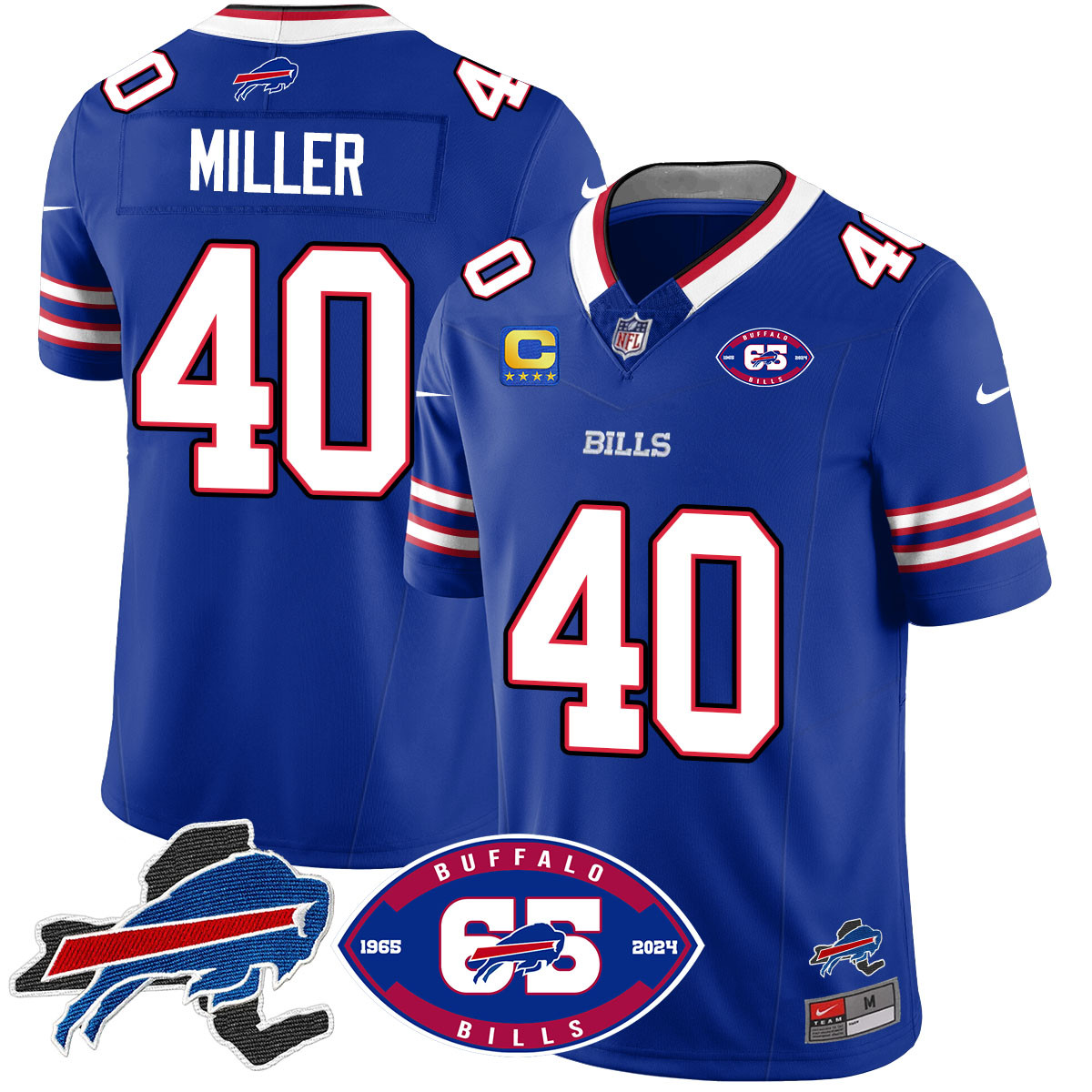 Men’s Bills 1959 – 2024 – The Bills Jersey – All Stitched