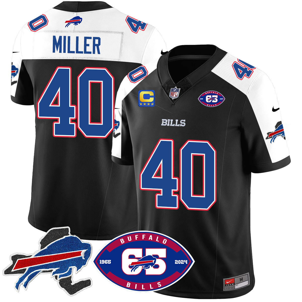 Men’s Bills 1959 – 2024 – The Bills Jersey – All Stitched