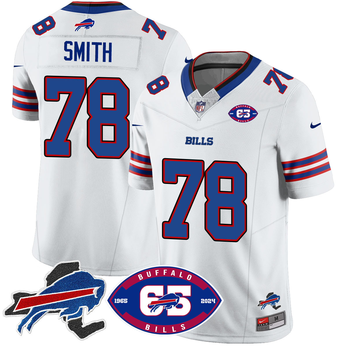 Men’s Bills 1959 – 2024 – The Bills Jersey – All Stitched