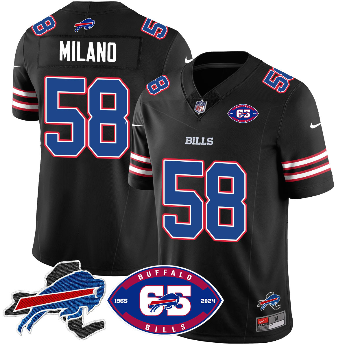Men’s Bills 1959 – 2024 – The Bills Jersey – All Stitched