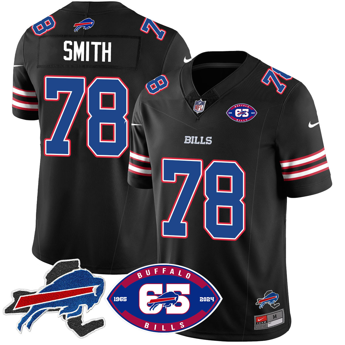 Men’s Bills 1959 – 2024 – The Bills Jersey – All Stitched