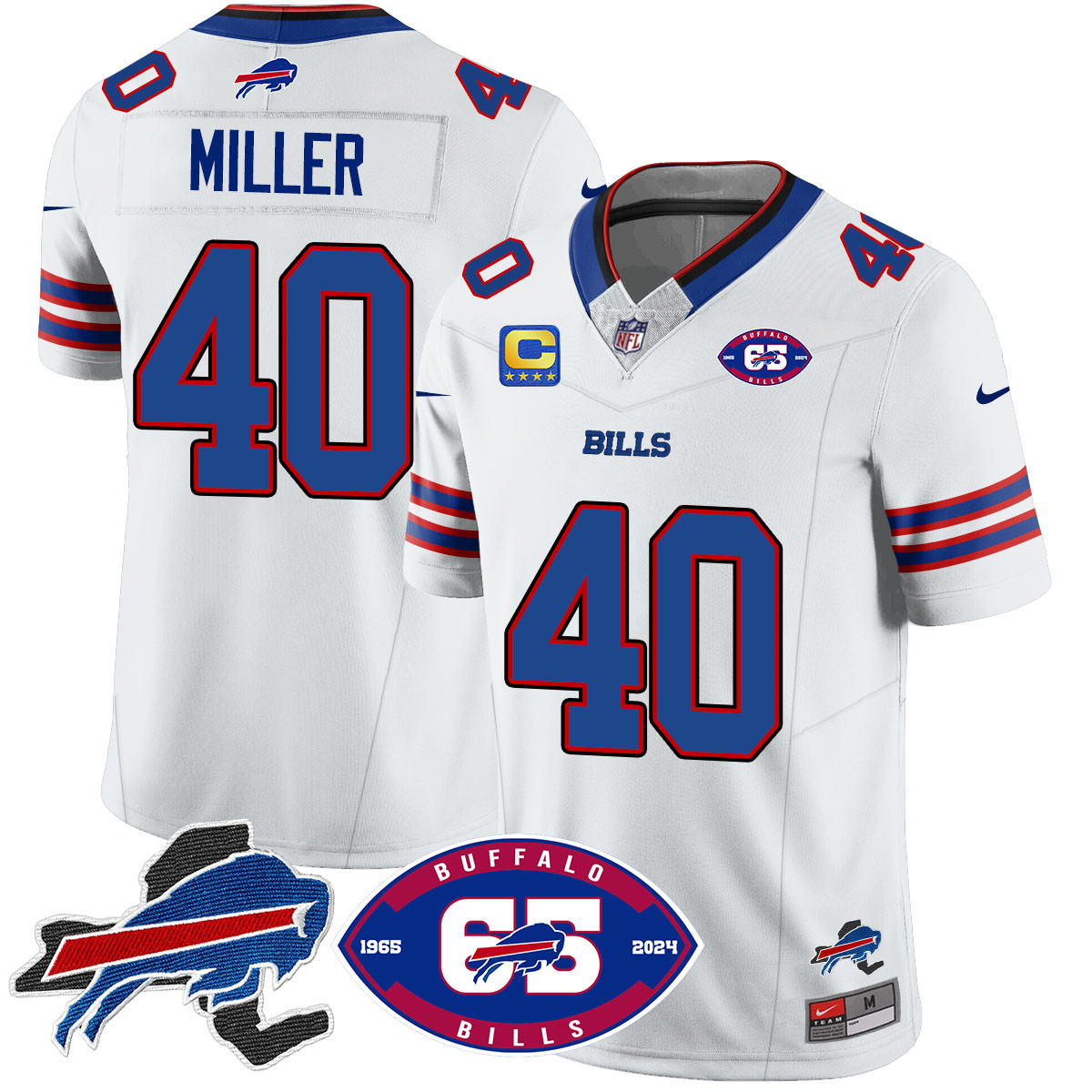 Men’s Bills 1959 – 2024 – The Bills Jersey – All Stitched