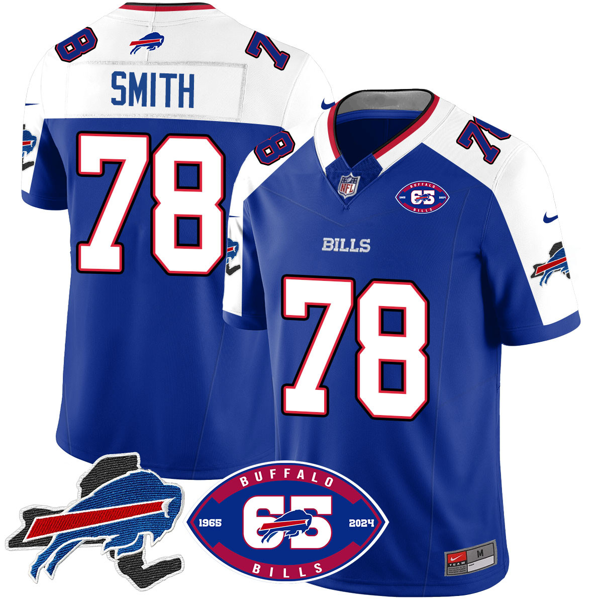 Men’s Bills 1959 – 2024 – The Bills Jersey – All Stitched