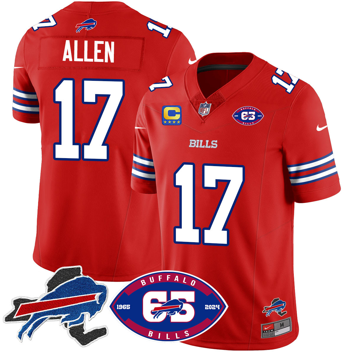 Men’s Bills 1959 – 2024 – The Bills Jersey – All Stitched