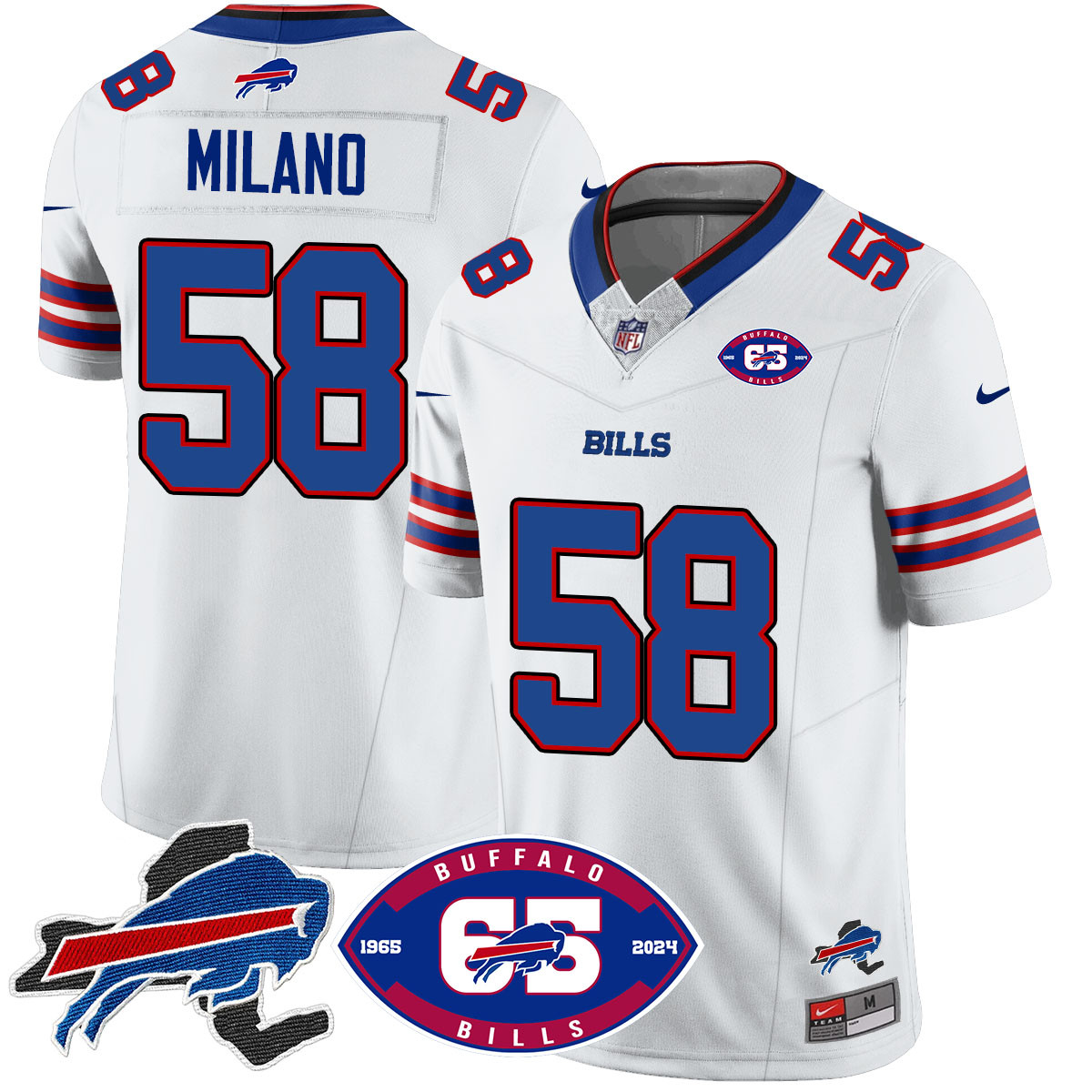 Men’s Bills 1959 – 2024 – The Bills Jersey – All Stitched