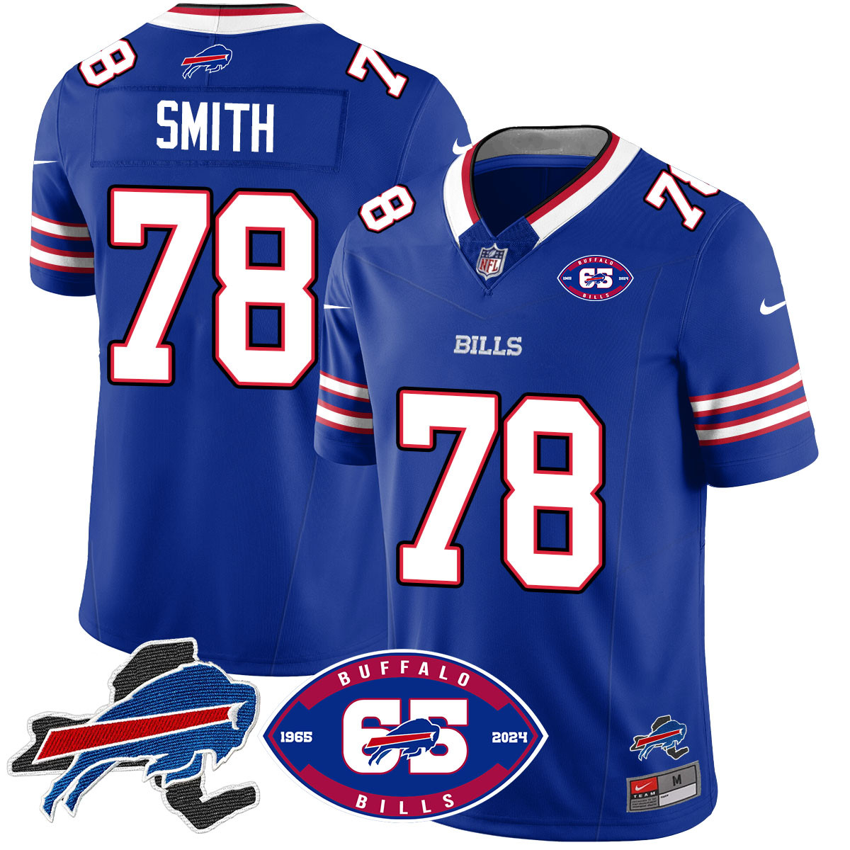 Men’s Bills 1959 – 2024 – The Bills Jersey – All Stitched