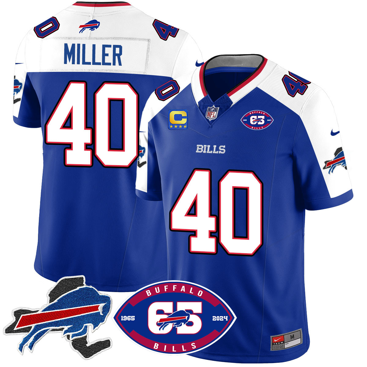Men’s Bills 1959 – 2024 – The Bills Jersey – All Stitched