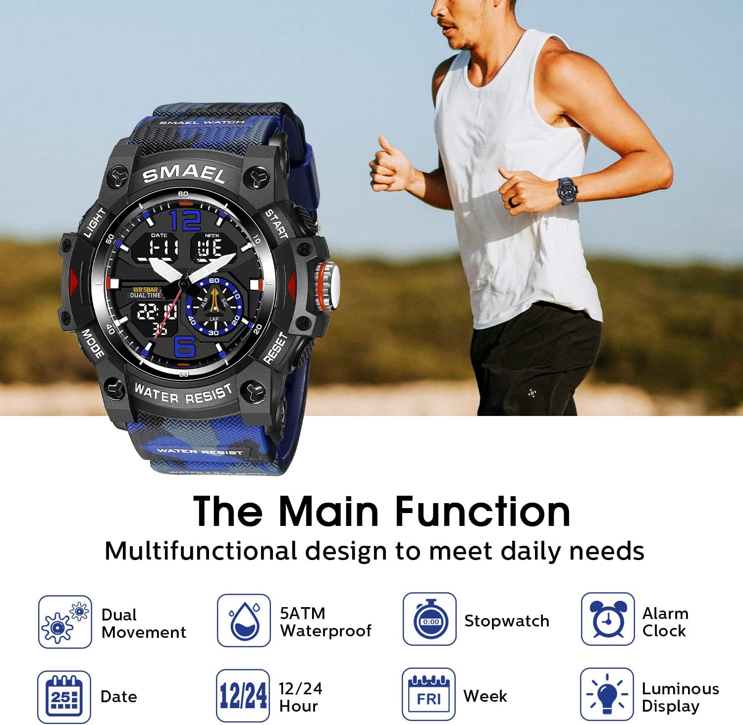 Alternative view of Multifunctional Wrist Watch