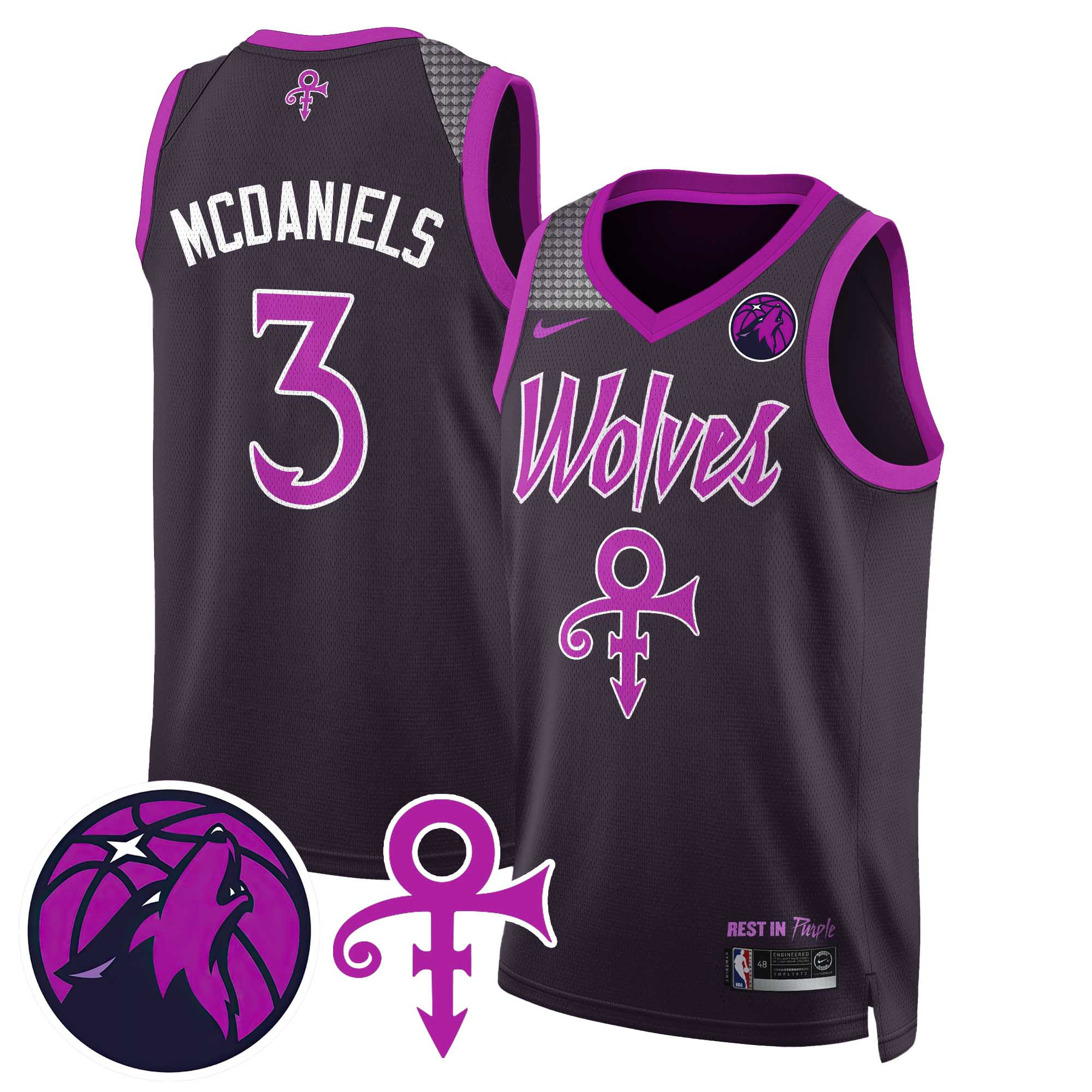 Men’s Minnesota Timberwolves Prince Jersey N1 – All Stitched 410VTTLJS022