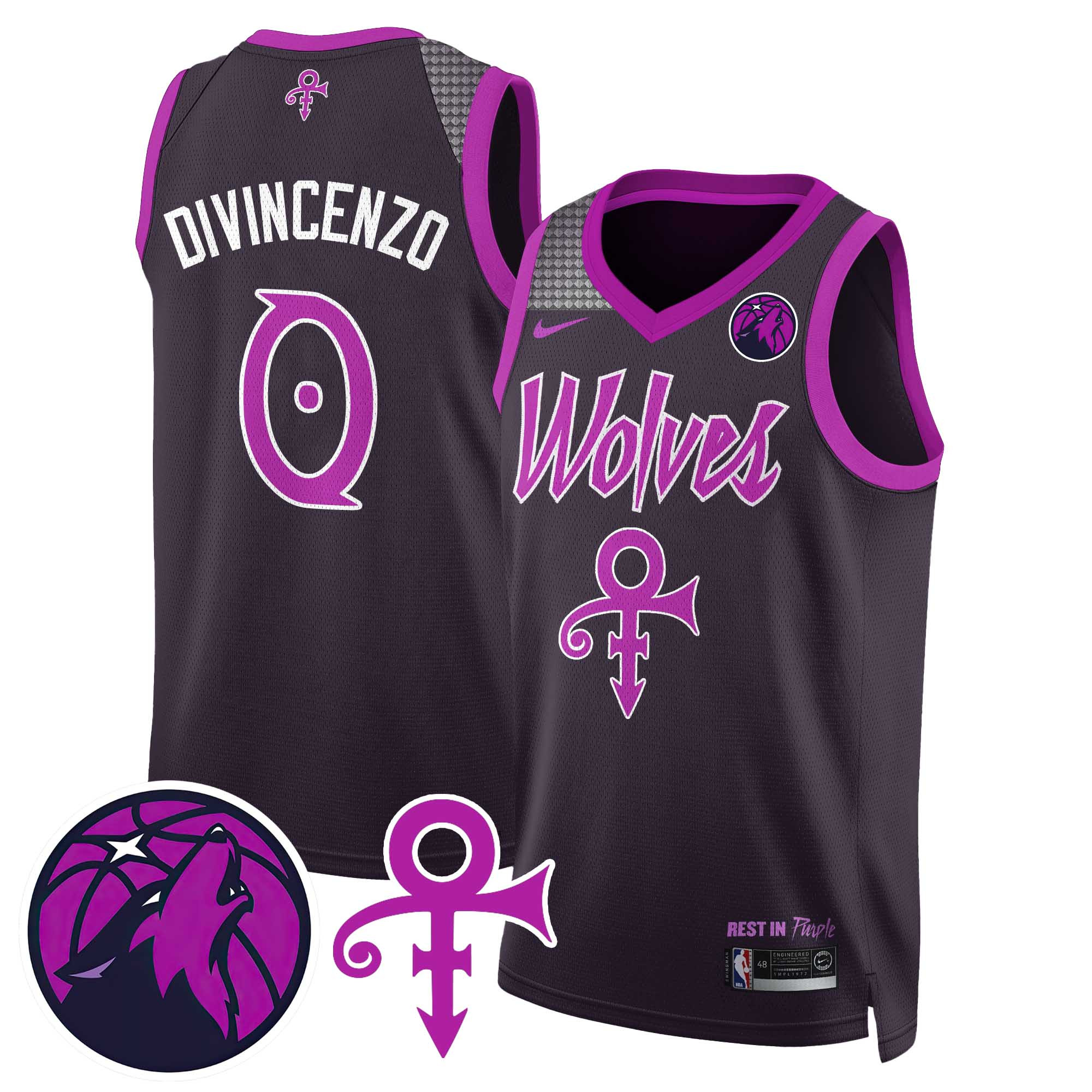 Men’s Minnesota Timberwolves Prince Jersey N1 – All Stitched 410VTTLJS022