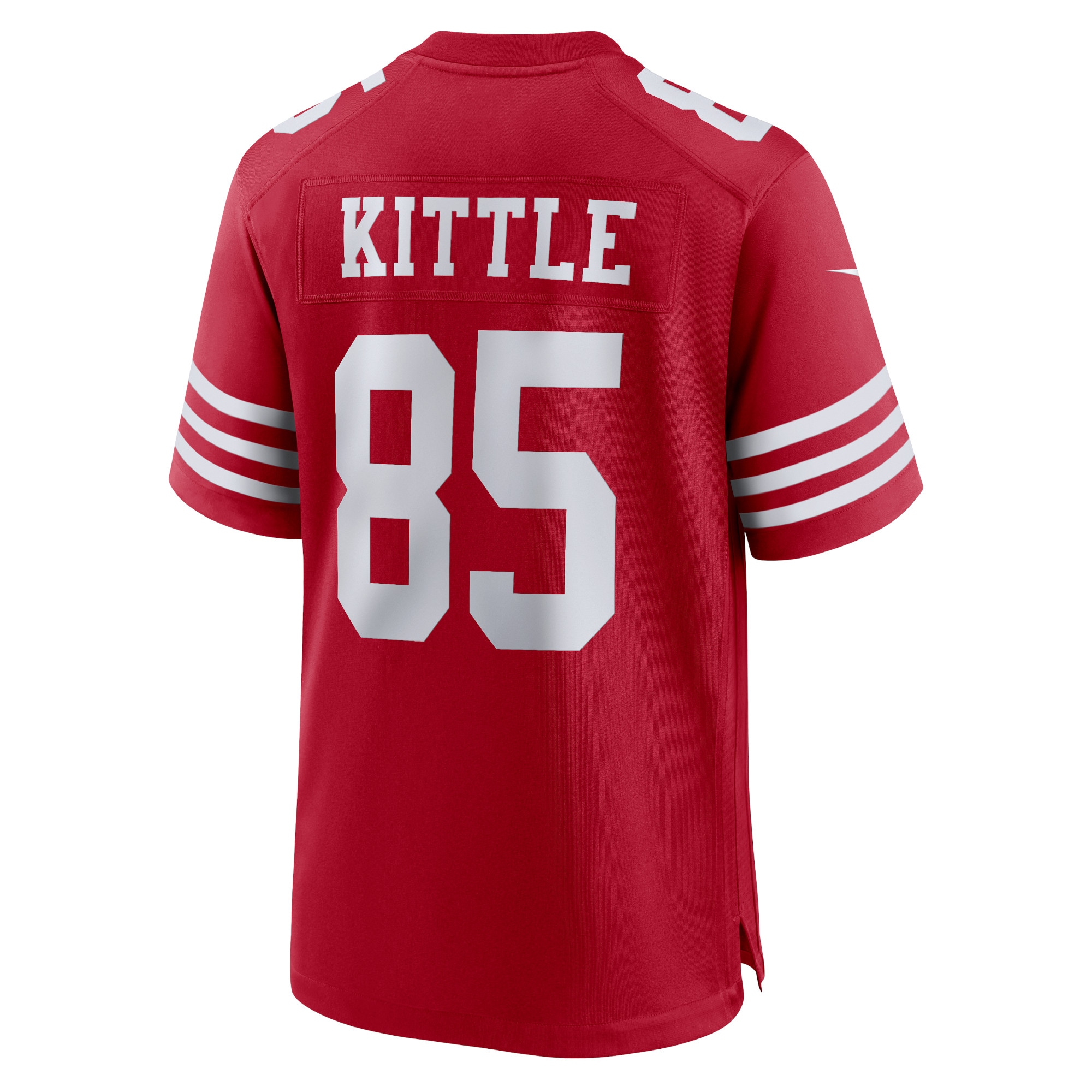 Men’s Nike George Kittle Scarlet San Francisco 49ers Player Game Jersey