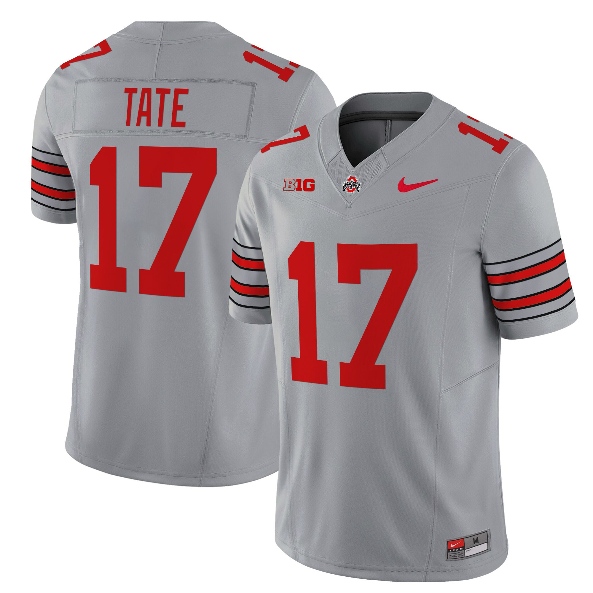 Men’s Ohio State Buckeyes ‘Heritage Stripe’ 2025/26 Vapor Limited Jersey – All Stitched