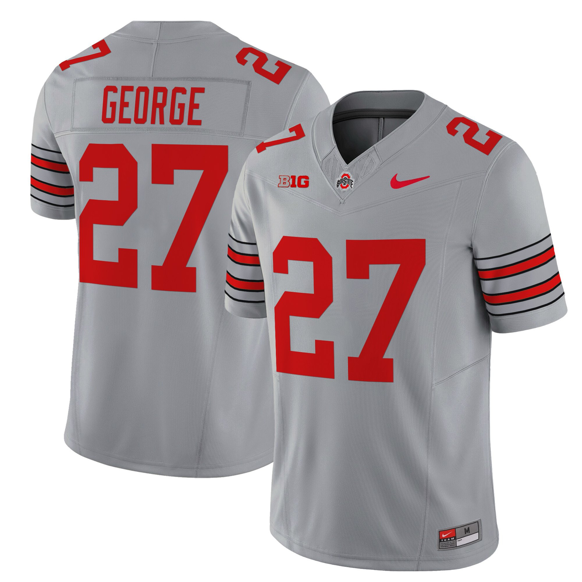 Men’s Ohio State Buckeyes ‘Heritage Stripe’ 2025/26 Vapor Limited Jersey – All Stitched