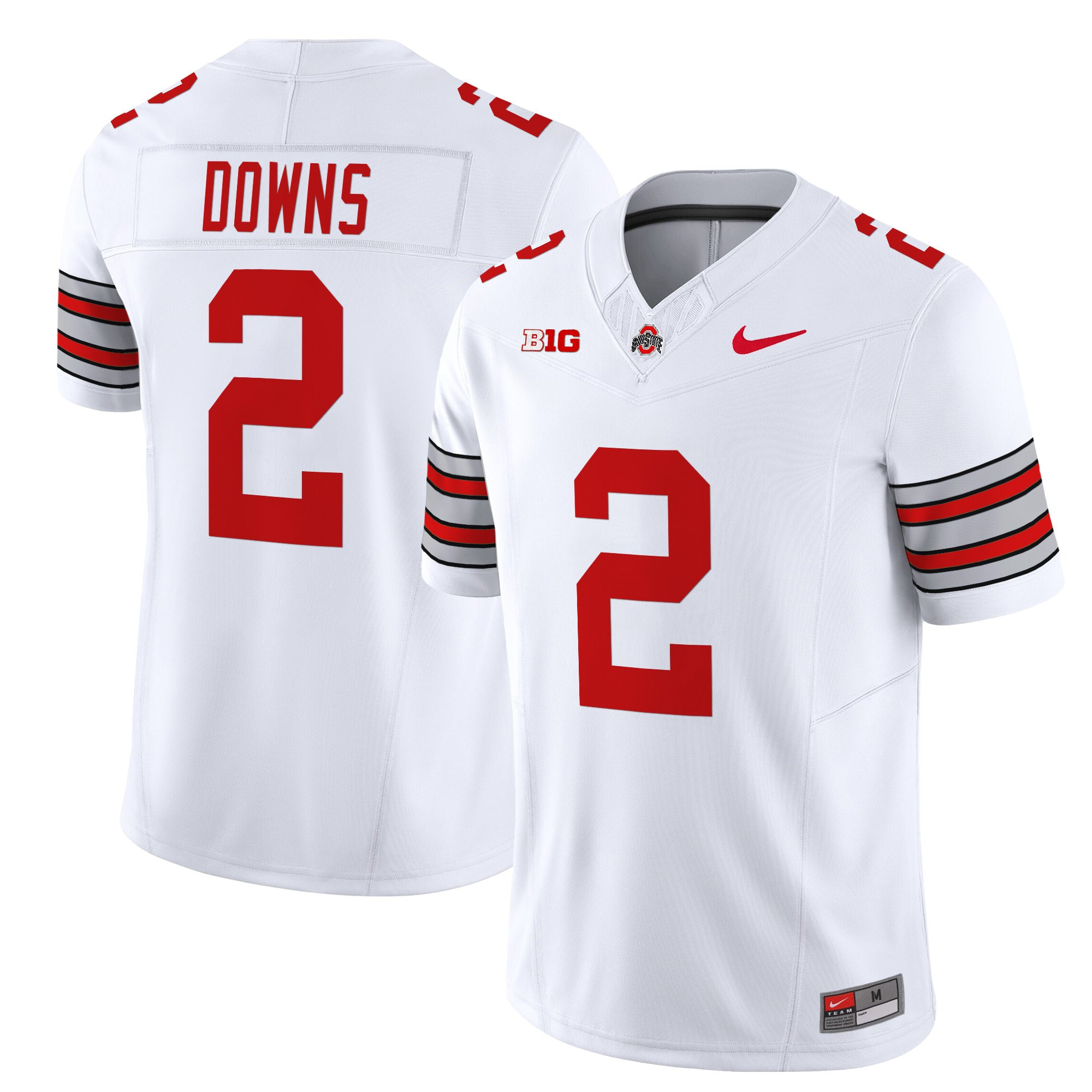 Men’s Ohio State Buckeyes ‘Heritage Stripe’ 2025/26 Vapor Limited Jersey – All Stitched