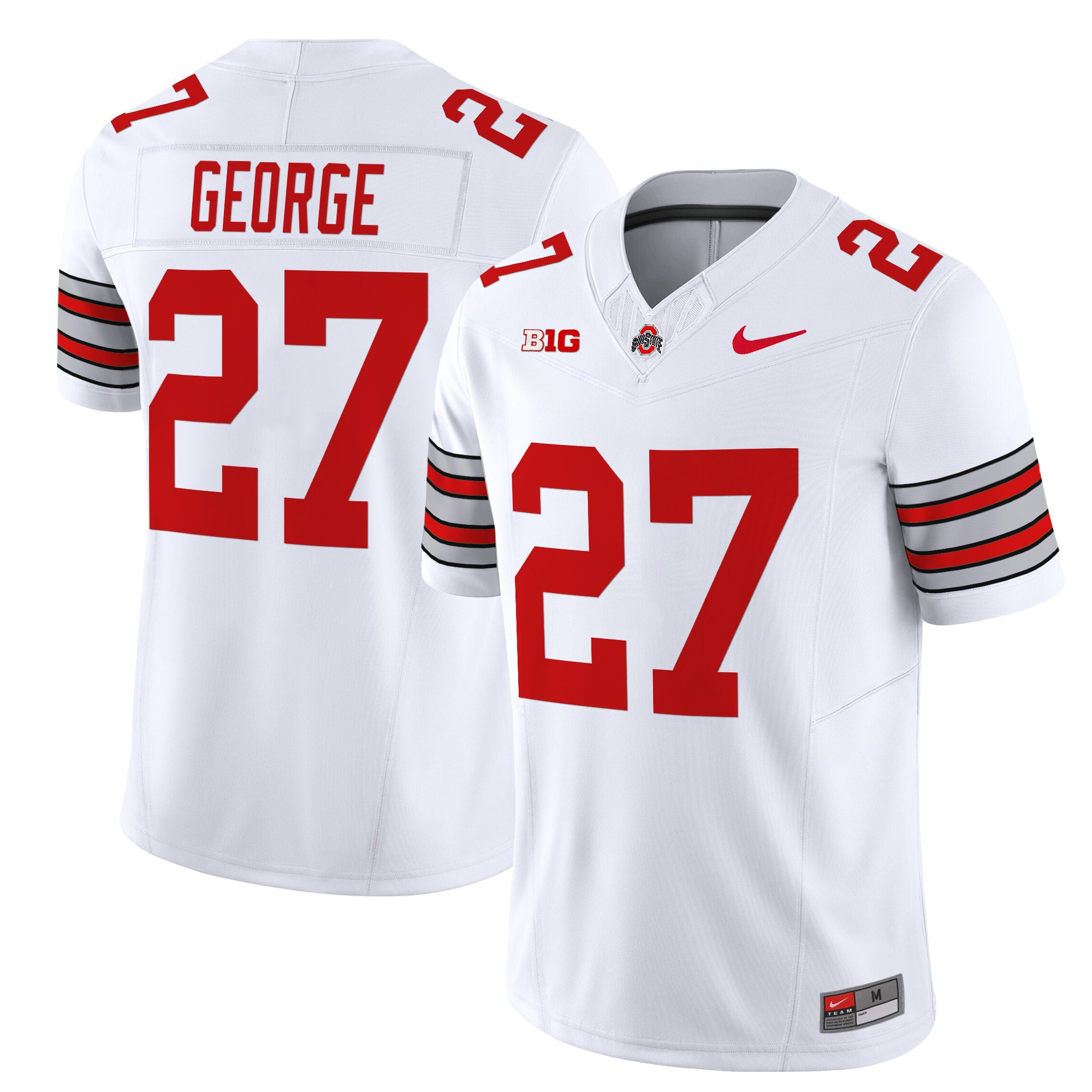 Men’s Ohio State Buckeyes ‘Heritage Stripe’ 2025/26 Vapor Limited Jersey – All Stitched