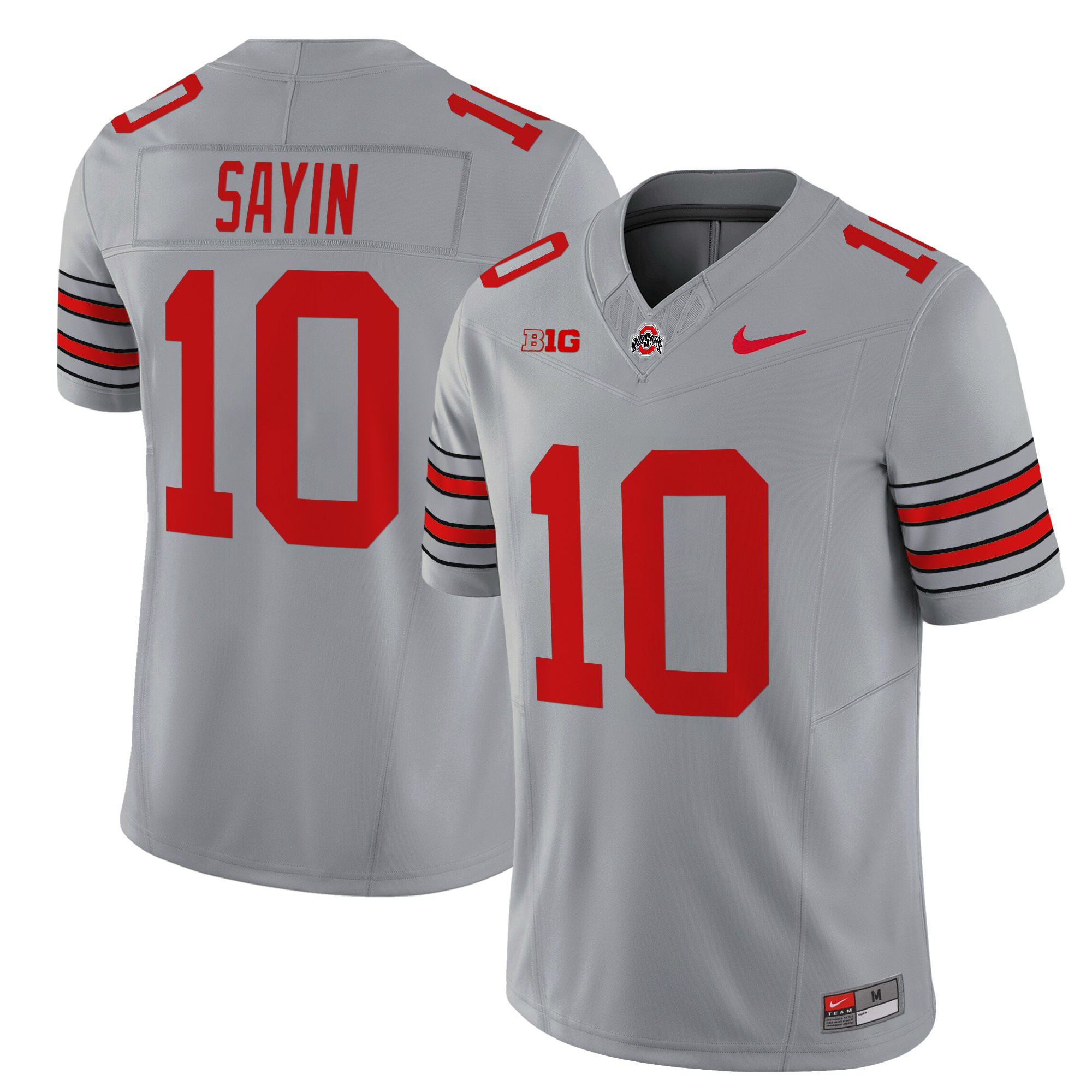 Men’s Ohio State Buckeyes ‘Heritage Stripe’ 2025/26 Vapor Limited Jersey – All Stitched