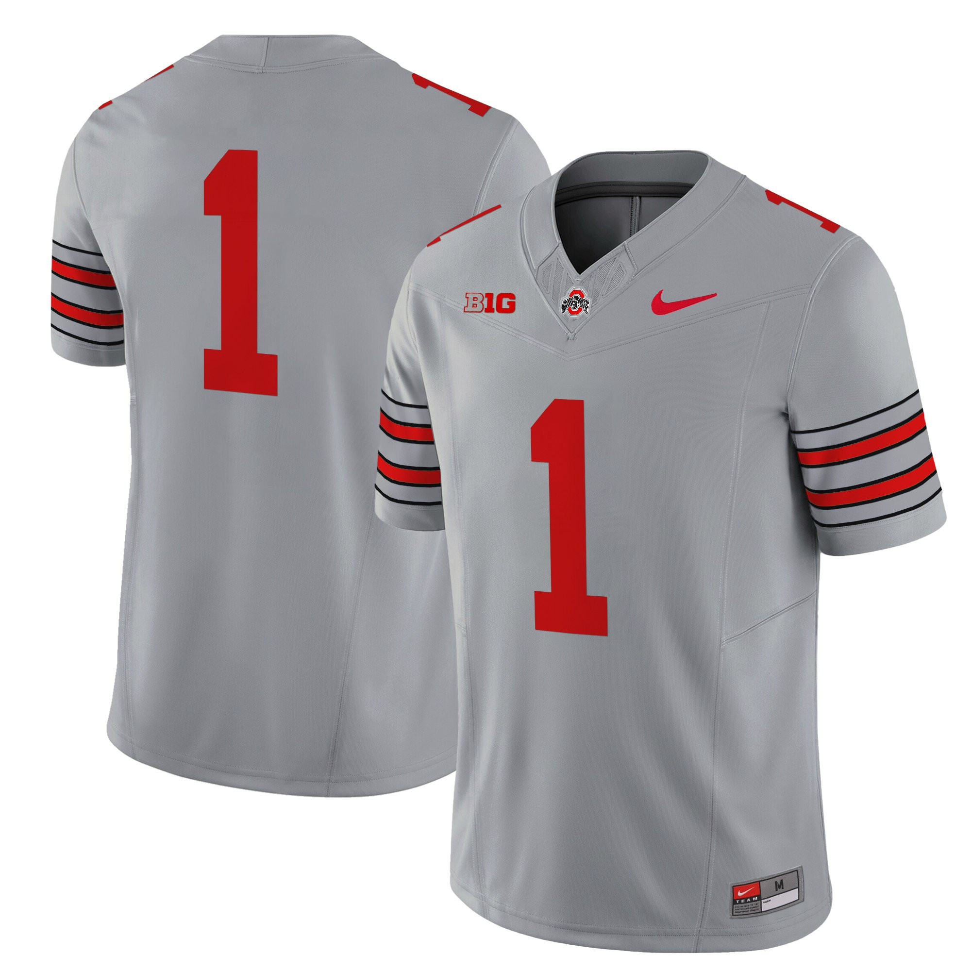 Men’s Ohio State Buckeyes ‘Heritage Stripe’ 2025/26 Vapor Limited Jersey – All Stitched
