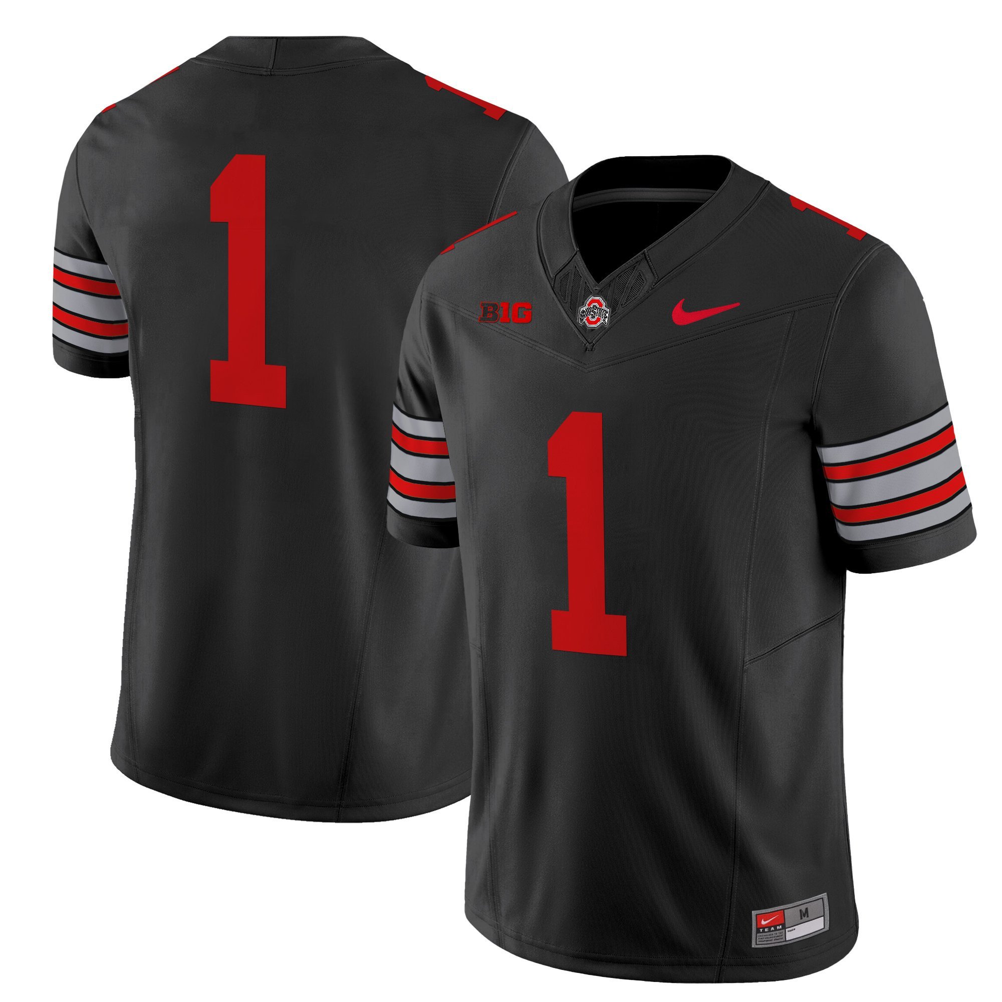 Men’s Ohio State Buckeyes ‘Heritage Stripe’ 2025/26 Vapor Limited Jersey – All Stitched