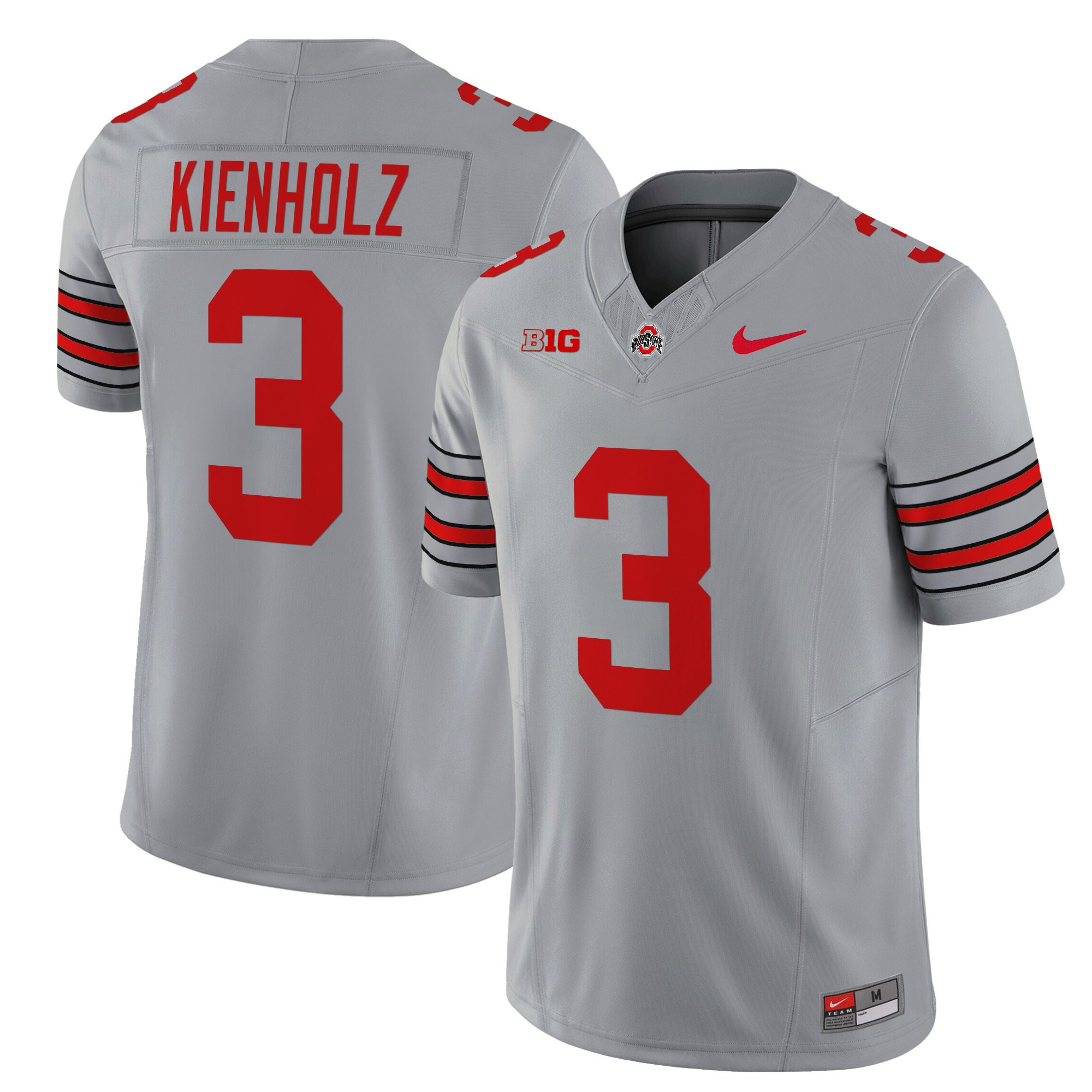 Men’s Ohio State Buckeyes ‘Heritage Stripe’ 2025/26 Vapor Limited Jersey – All Stitched