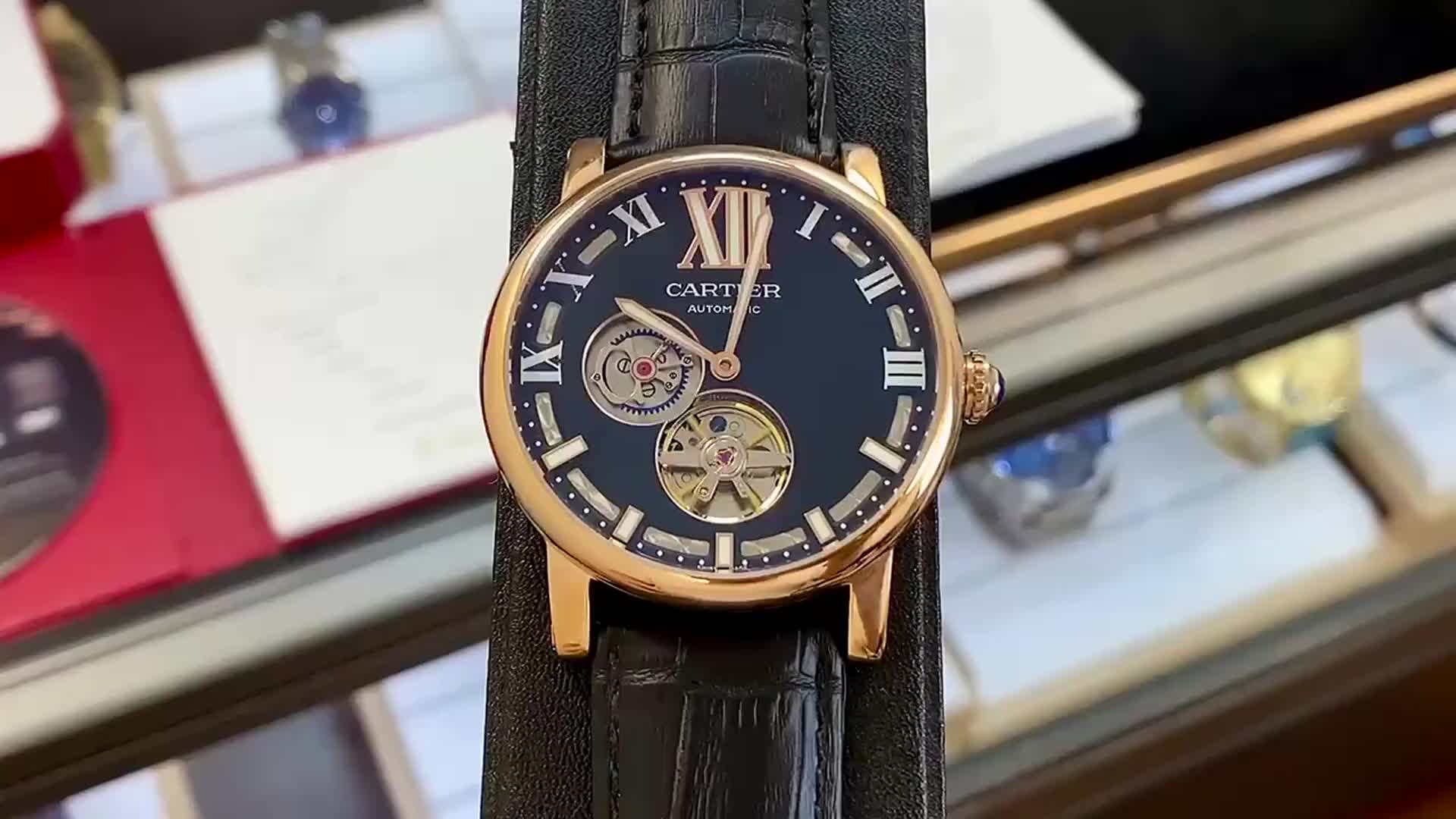 Mens Watches Mechanical 40mm Wrist Watch - Automatic Mechanical Timepiece with Stainless Steel Strap