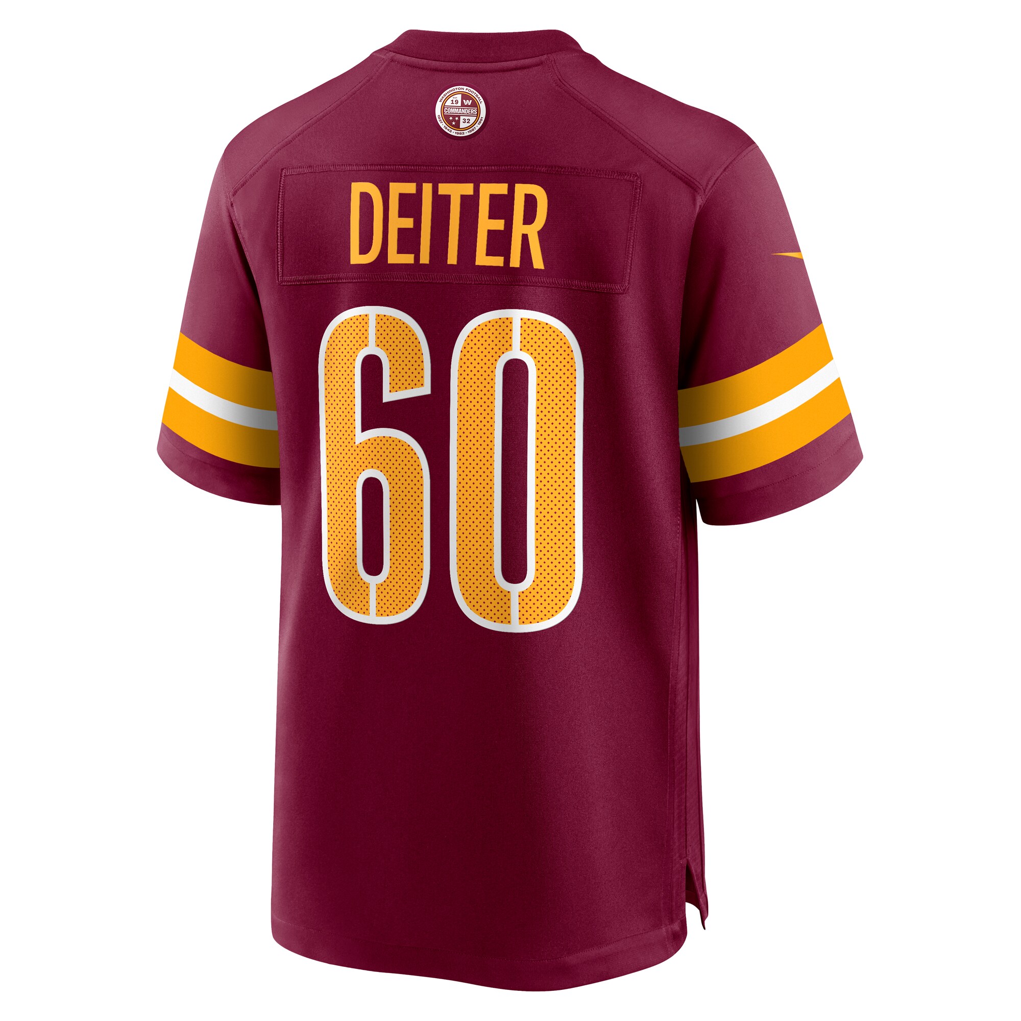 Michael Deiter Washington Commanders Nike  Game Jersey -  Burgundy