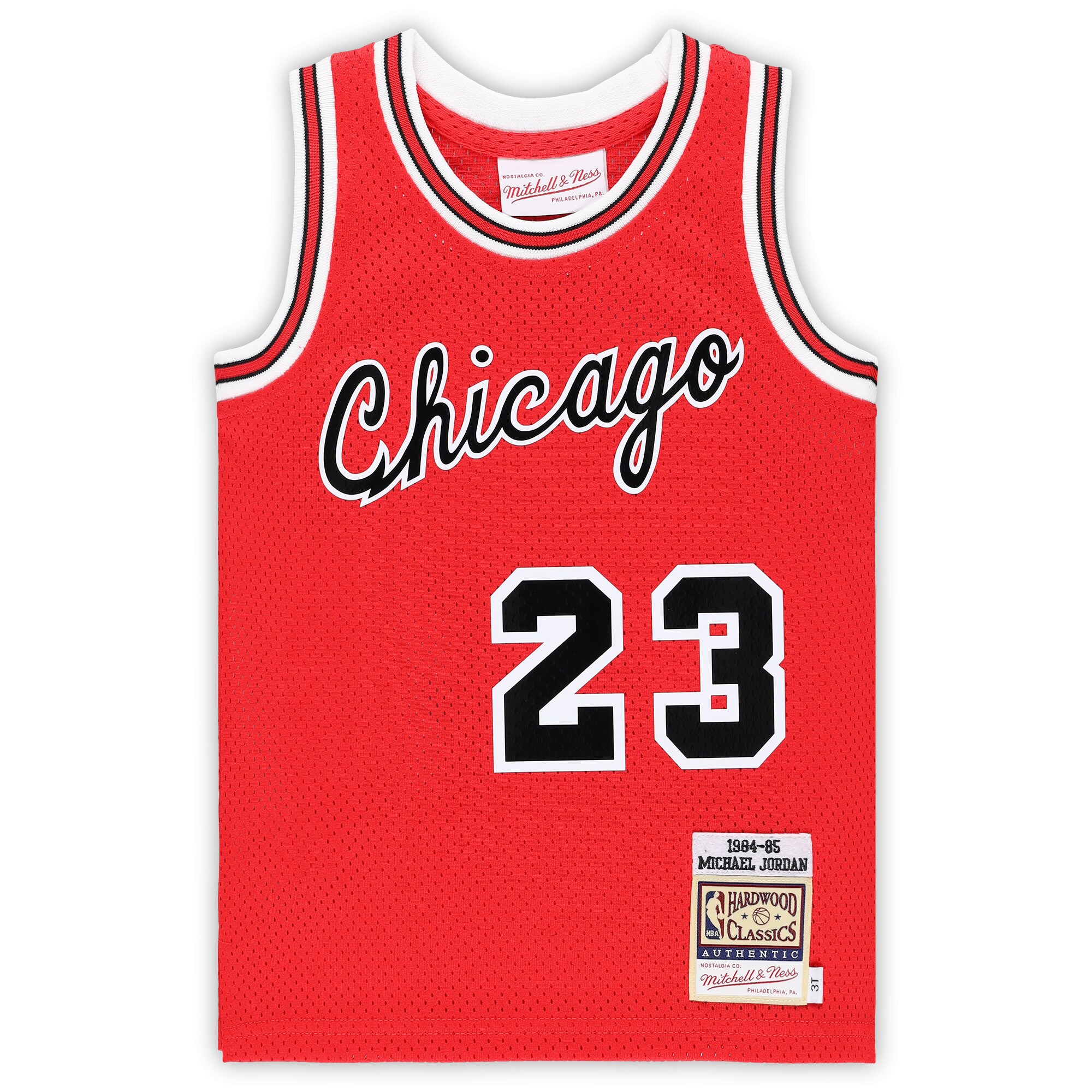 Michael Jordan Chicago Bulls Mitchell & Ness Toddler Hardwood Classics 1984/85 Authentic Swingman Jersey - Red