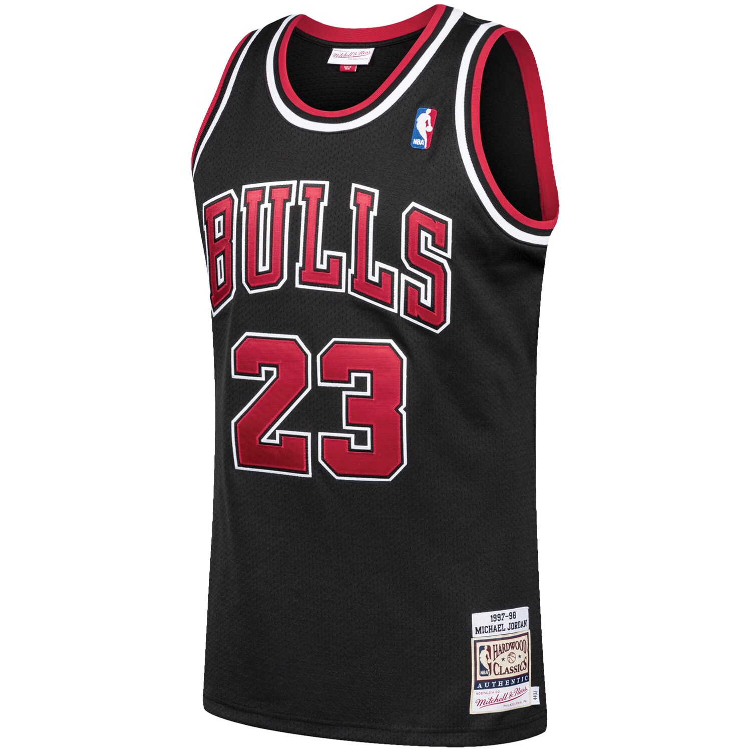 Michael Jordan Chicago Bulls Mitchell & Ness 1997-98 Hardwood Classics Authentic Player Jersey – Black