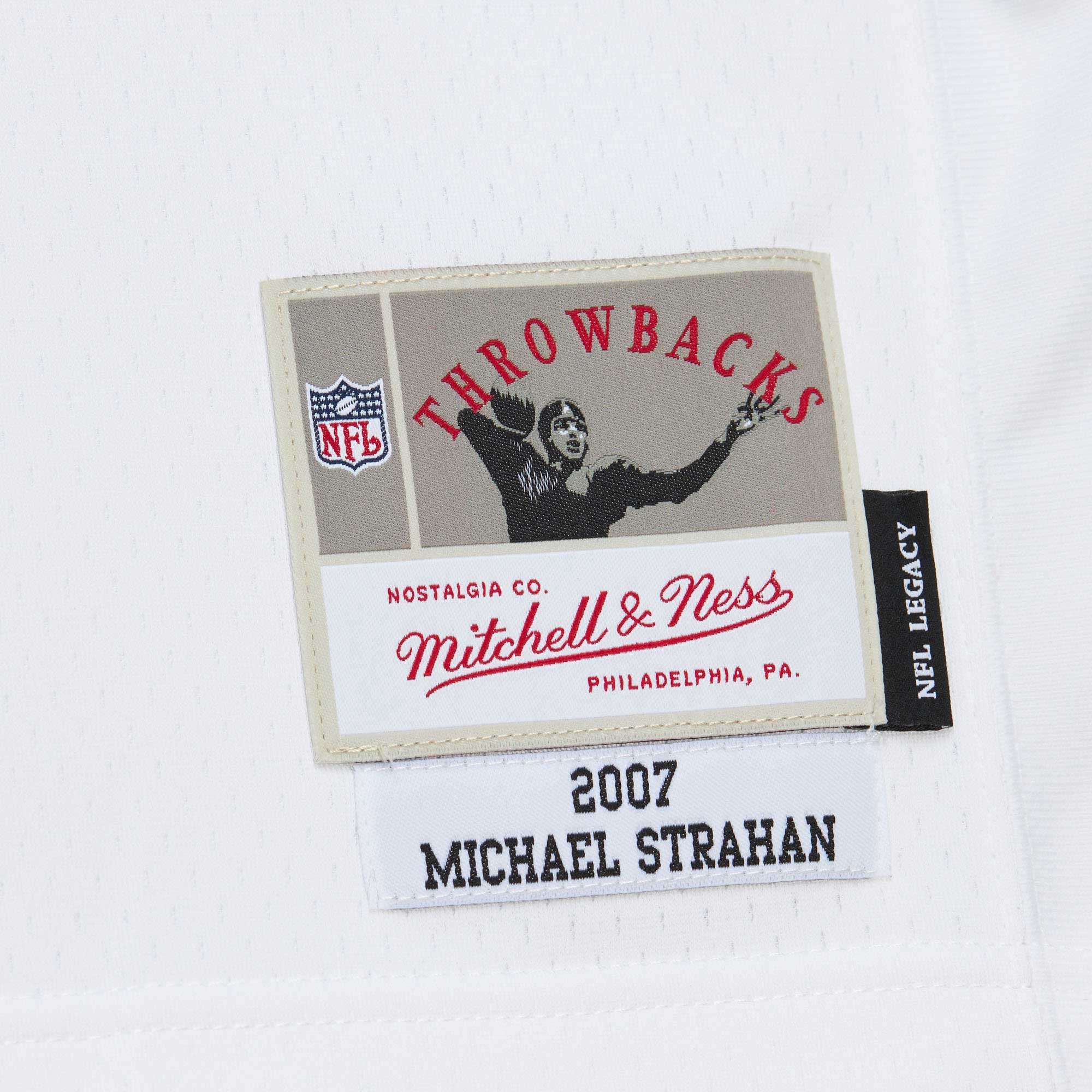 Michael Strahan New York Giants Mitchell & Ness Legacy Replica Jersey – White