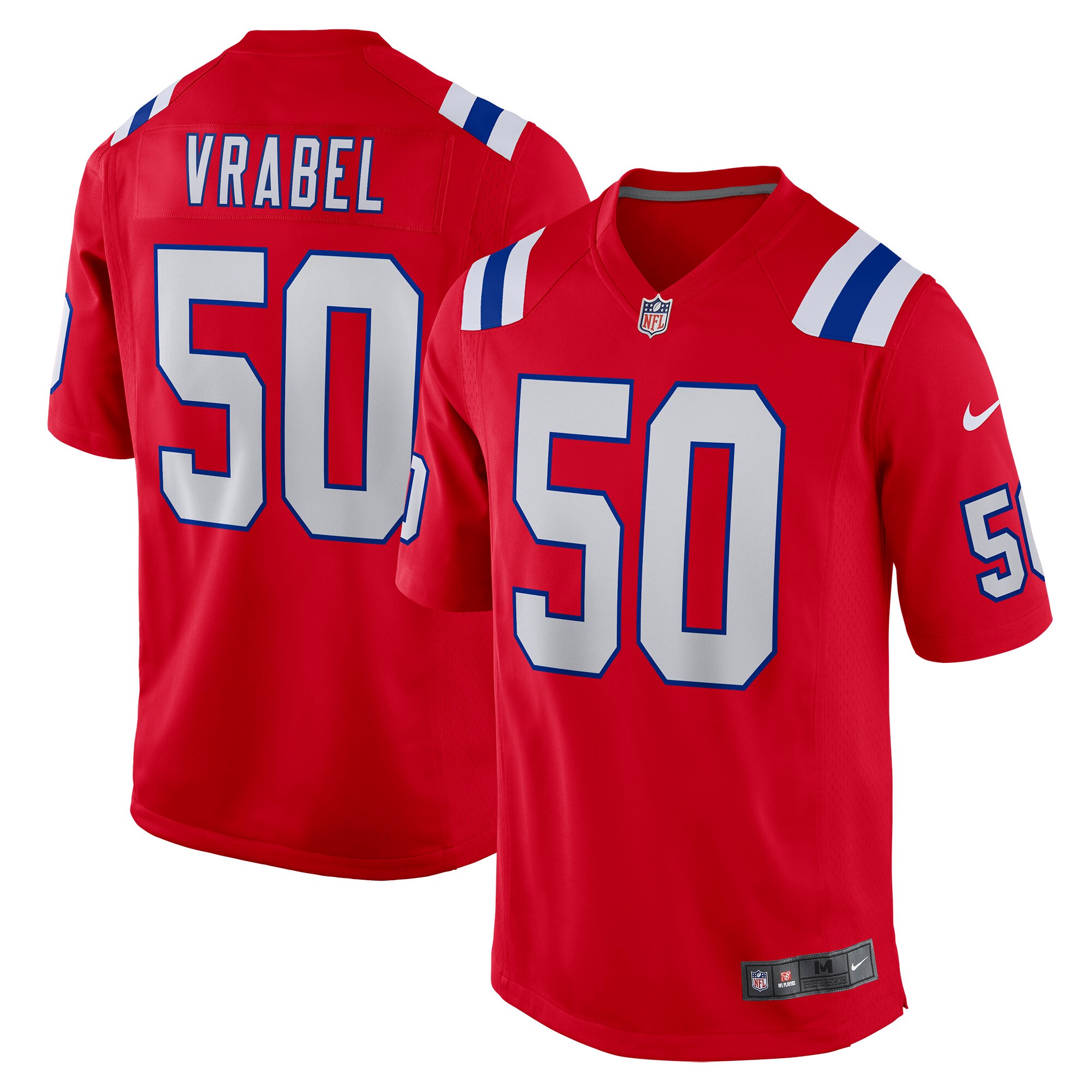 Mike Vrabel New England Patriots Nike Game Retired Player Jersey – Navy