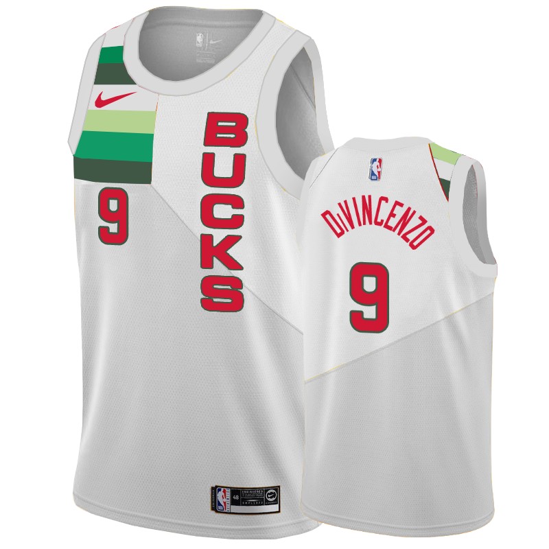 DiVincenzo Bucks White Jersey nike