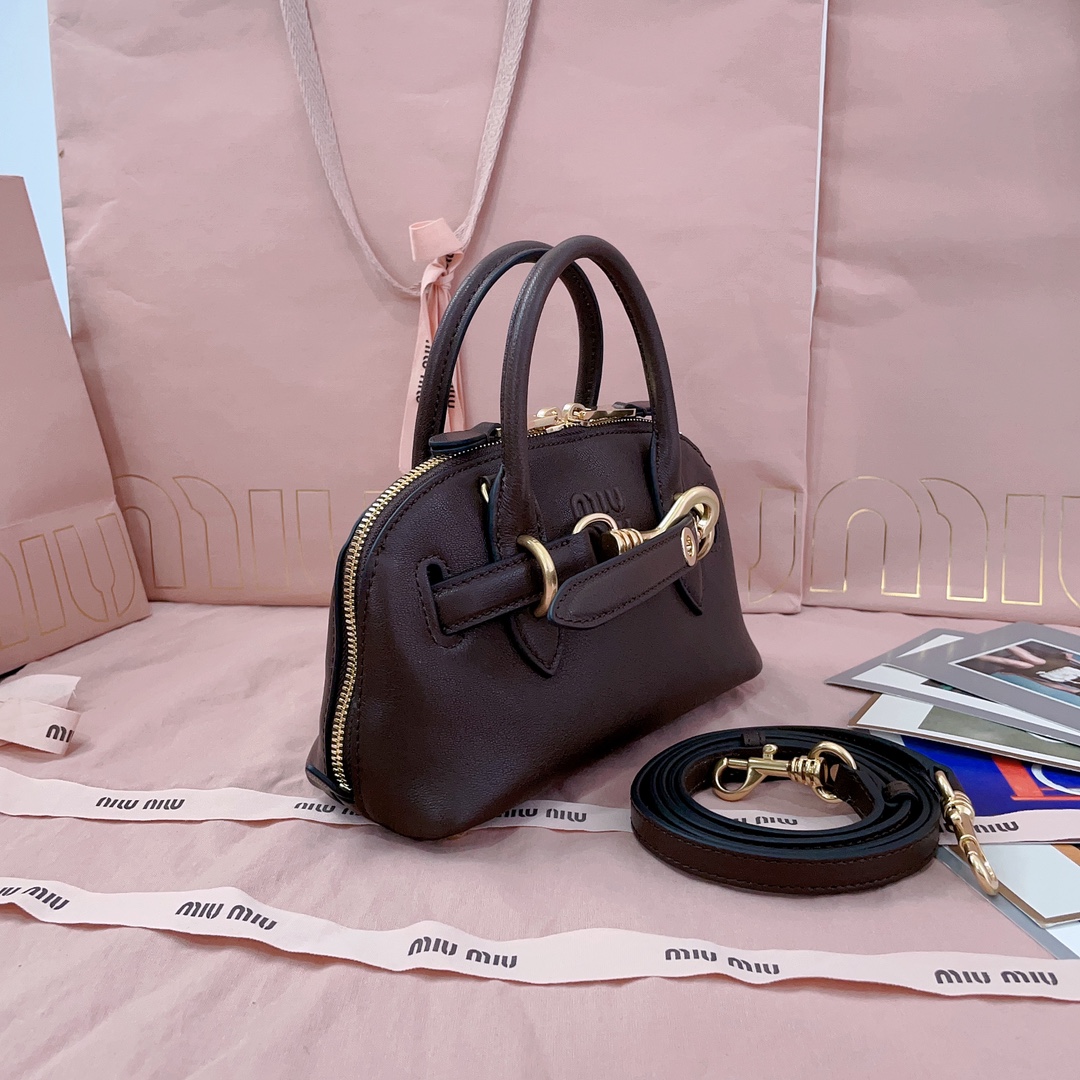 Miu Miu Aventure Cross Body Bag | Brown |  Miu Miu 00839