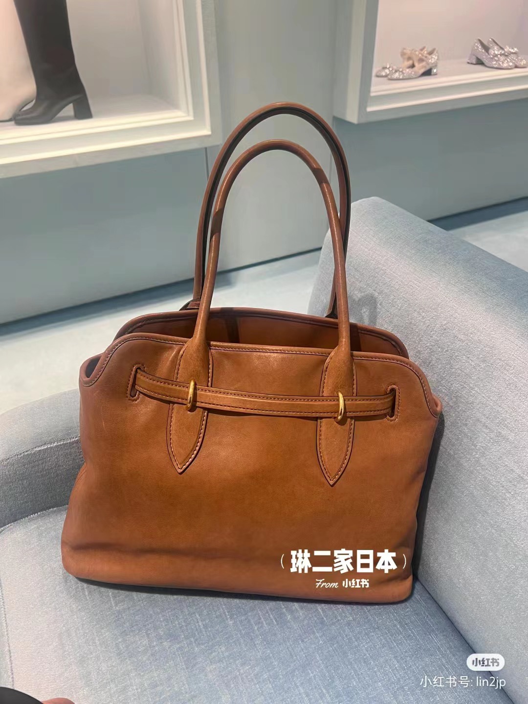 Miu Miu Aventure Nappa Leather Bag | Brown  Miu Miu 00879