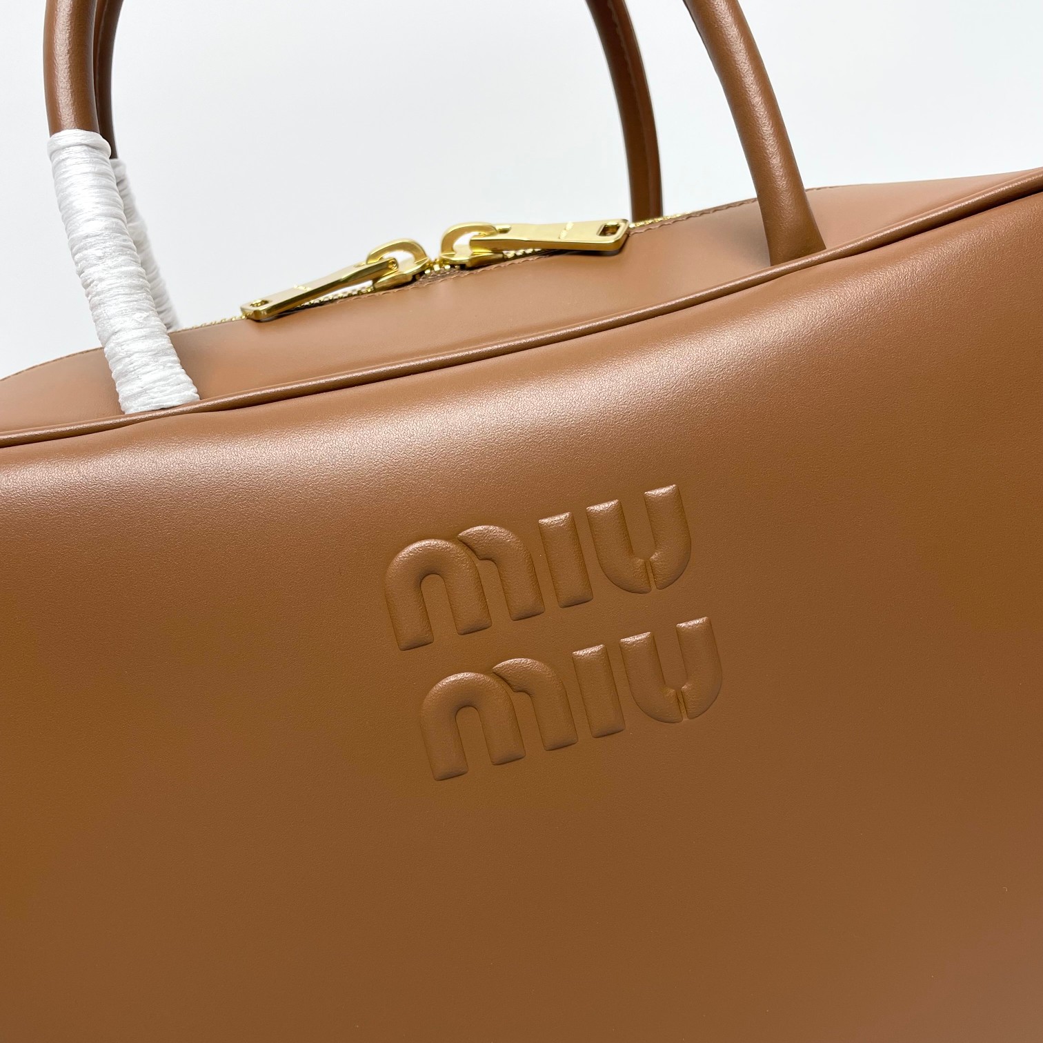 Miu Miu Black Leather Shoulder Bag Hobo Style Designer