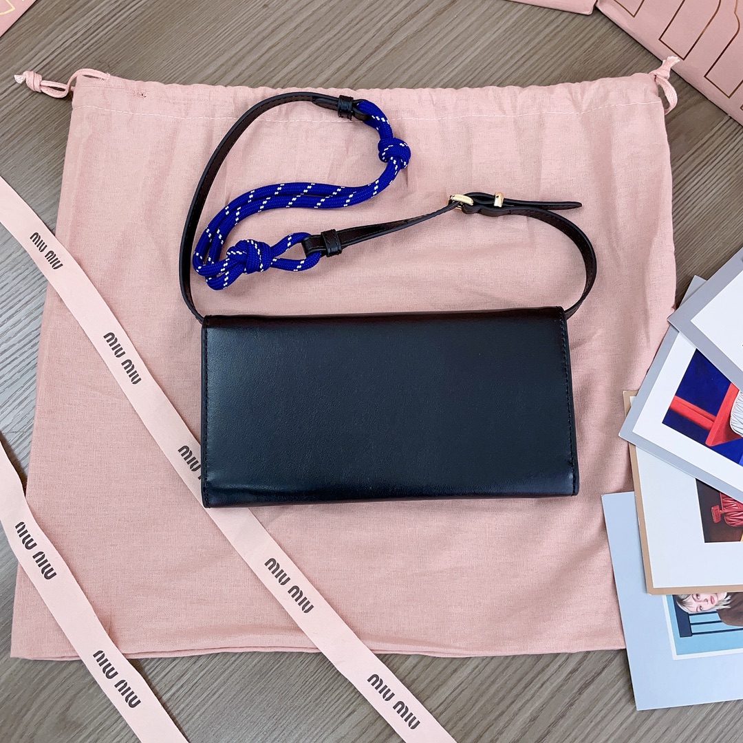 Miu Miu Calfskin Shoulder Bag 2024 - Black Shoulder Bags,