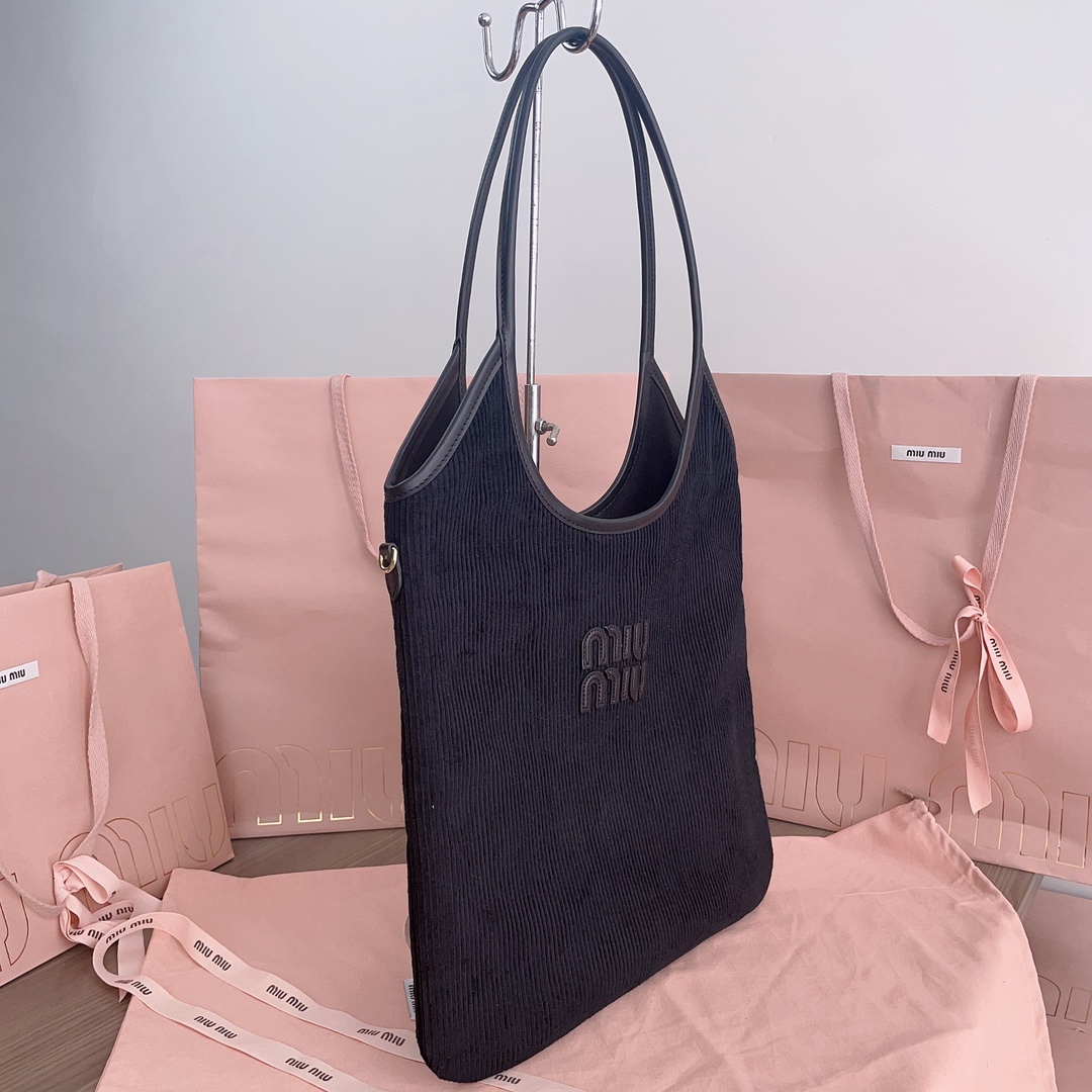 Miu Miu Canvas Regular Ivy - Neutrals Totes, Handbags