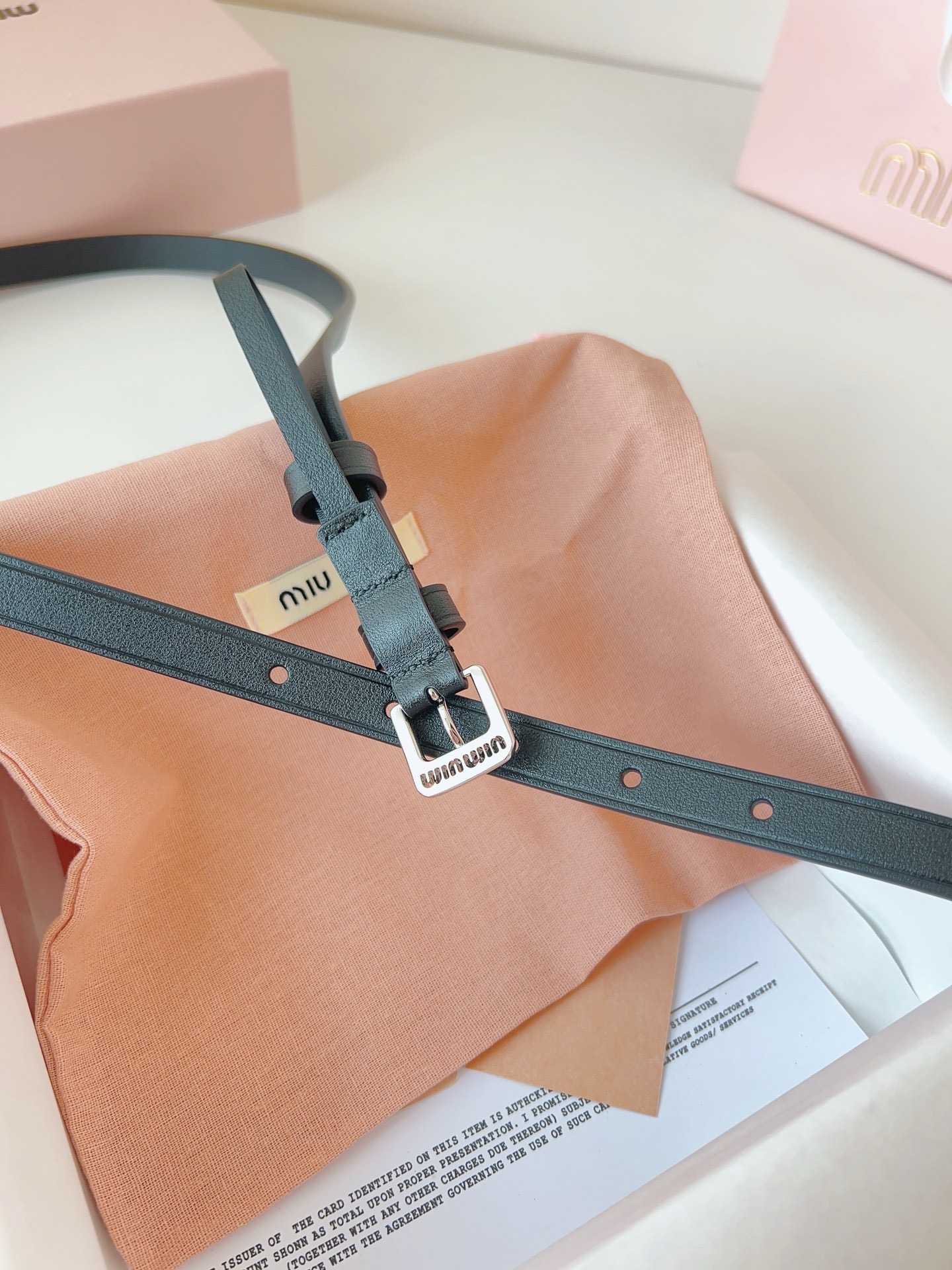 Miu Miu counter new belt 3.5